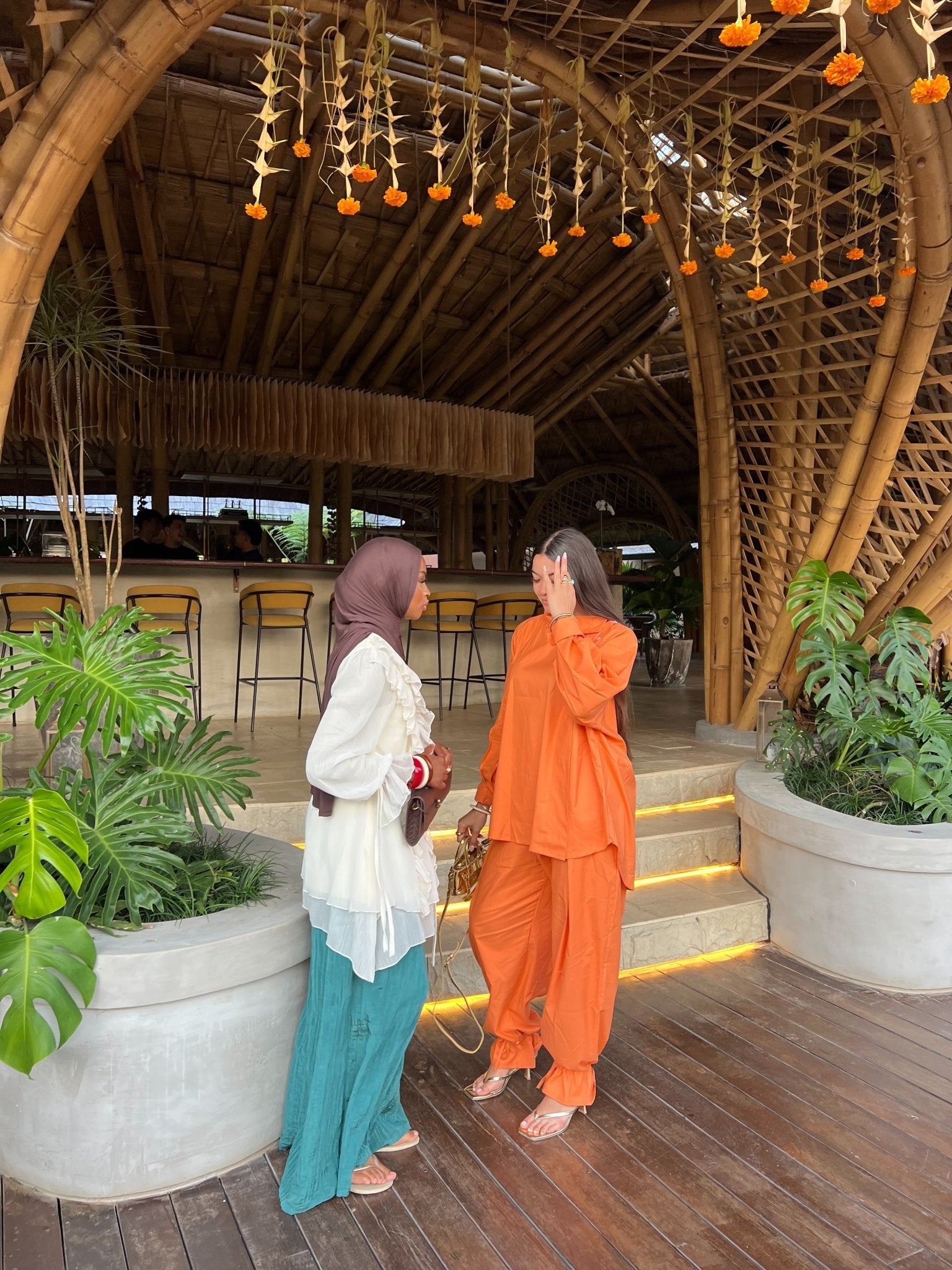 Ensemble Zayna Orange