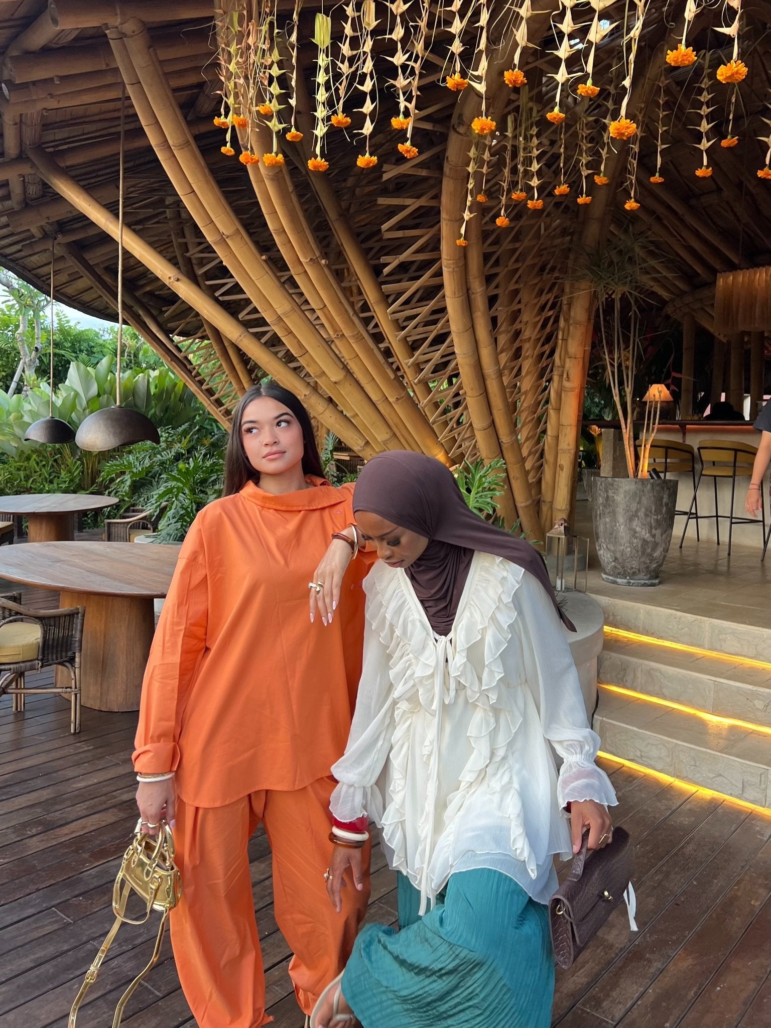 Ensemble Zayna Orange