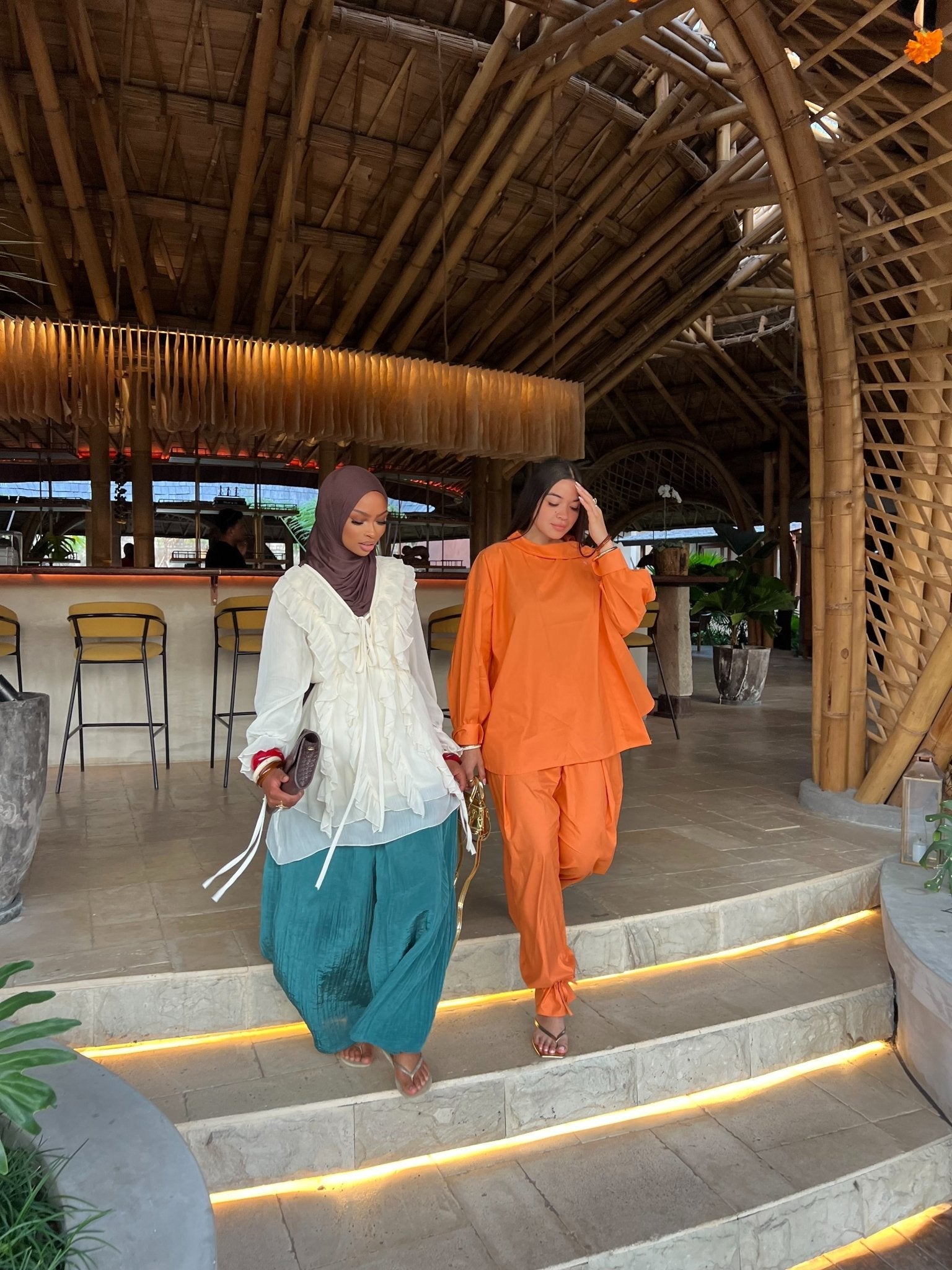 Ensemble Zayna Orange