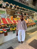 Haut Marrakech Rayé Bordeau