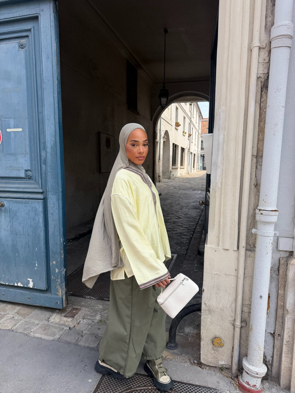 Haut Marrakech Rayé Jaune