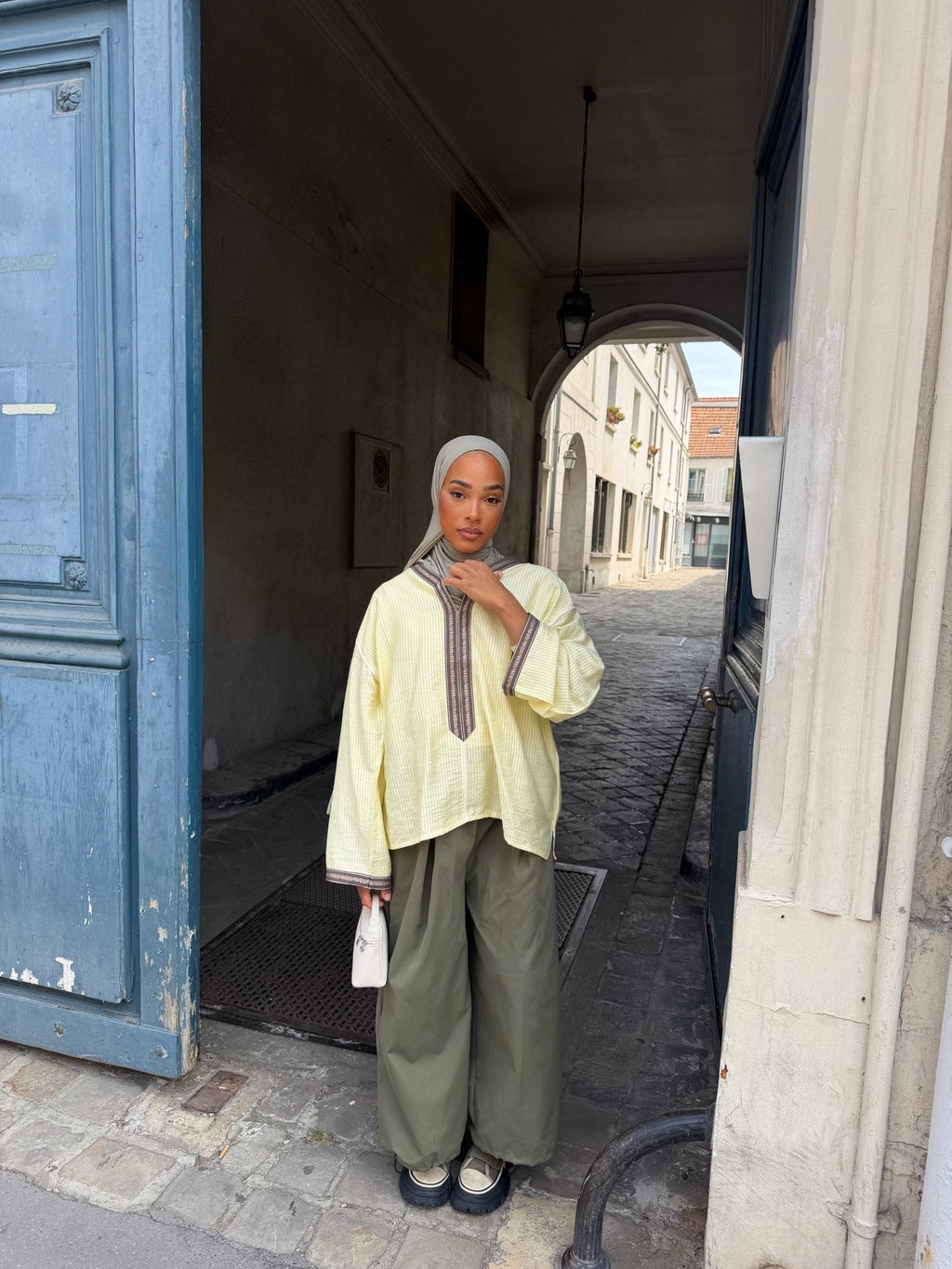Haut Marrakech Rayé Jaune