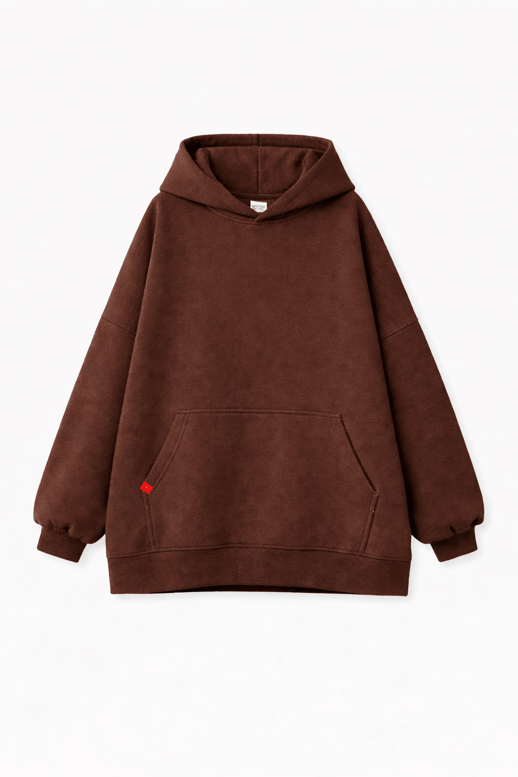 Hoodie Oversize Heavy Marron