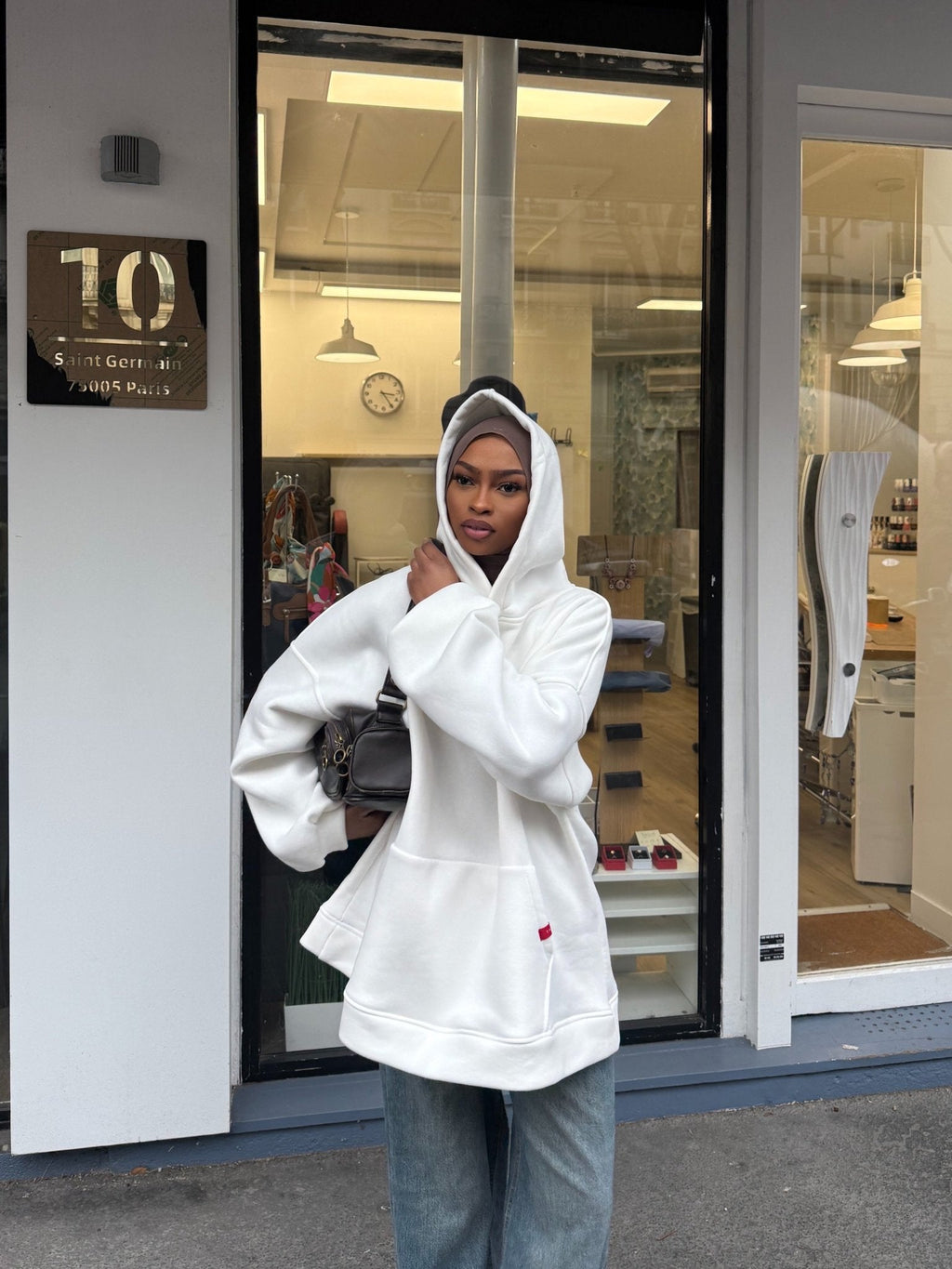 Hoodie Oversize Off White