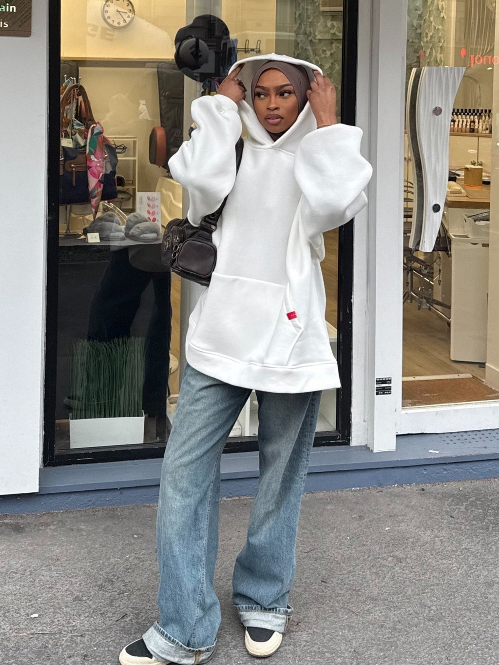 Hoodie Oversize Off White
