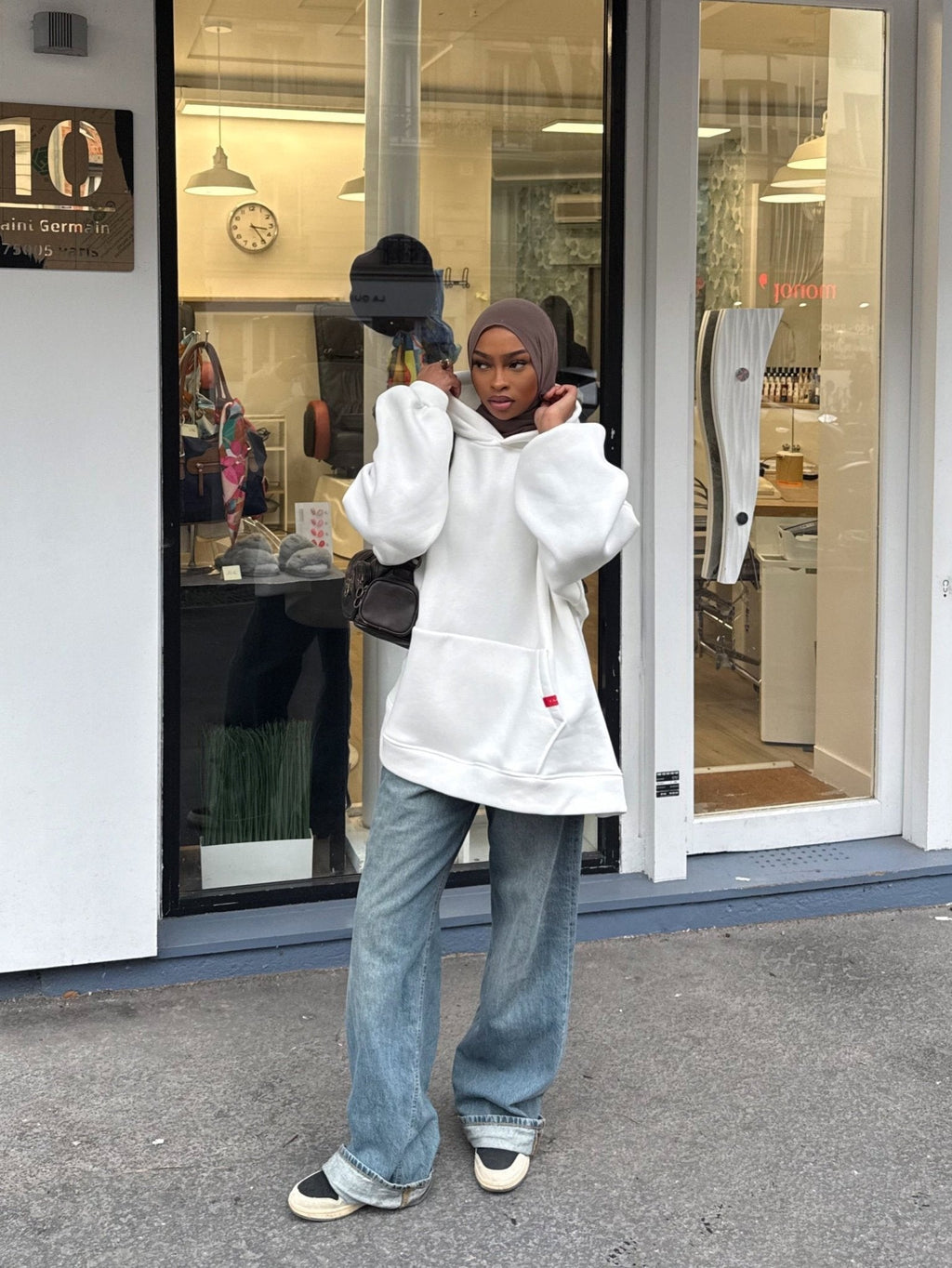Hoodie Oversize Off White