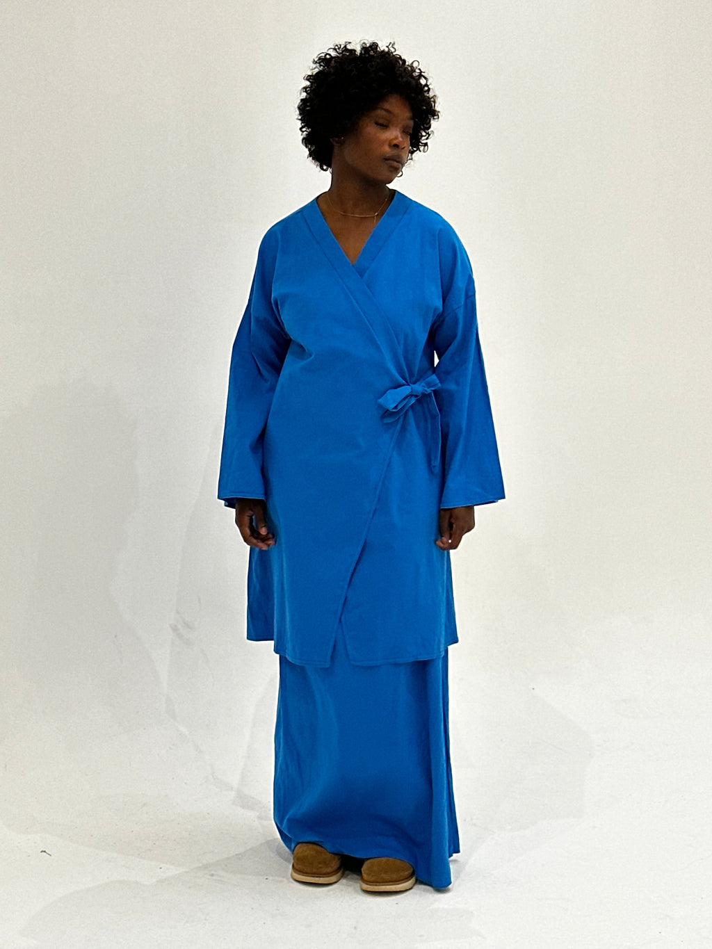 Ensemble Jupe Anglophone Bleu Roi