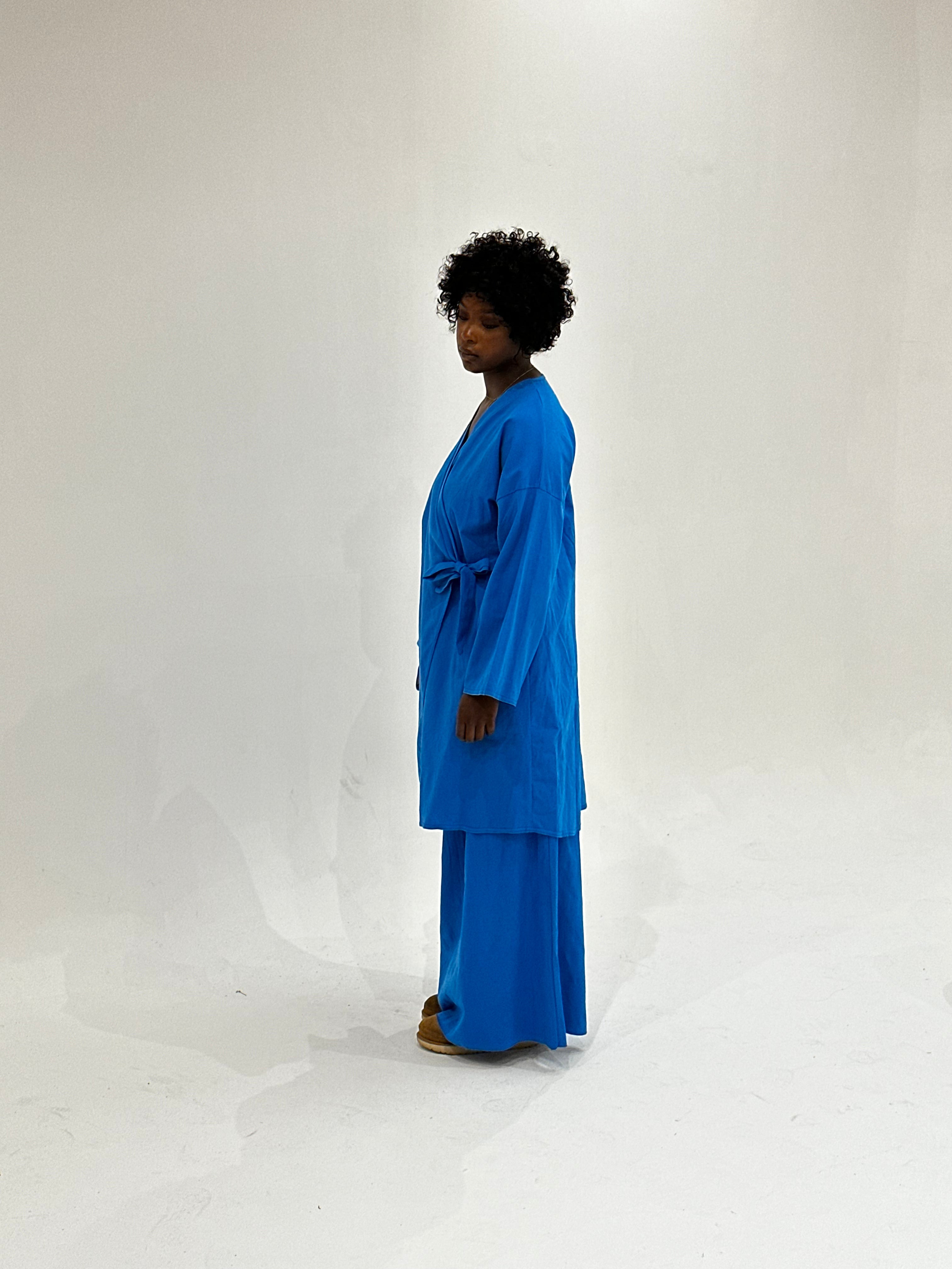 Ensemble Jupe Anglophone Bleu Roi