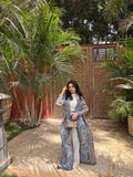 Kimono Alhambra Bleu Mosaïque