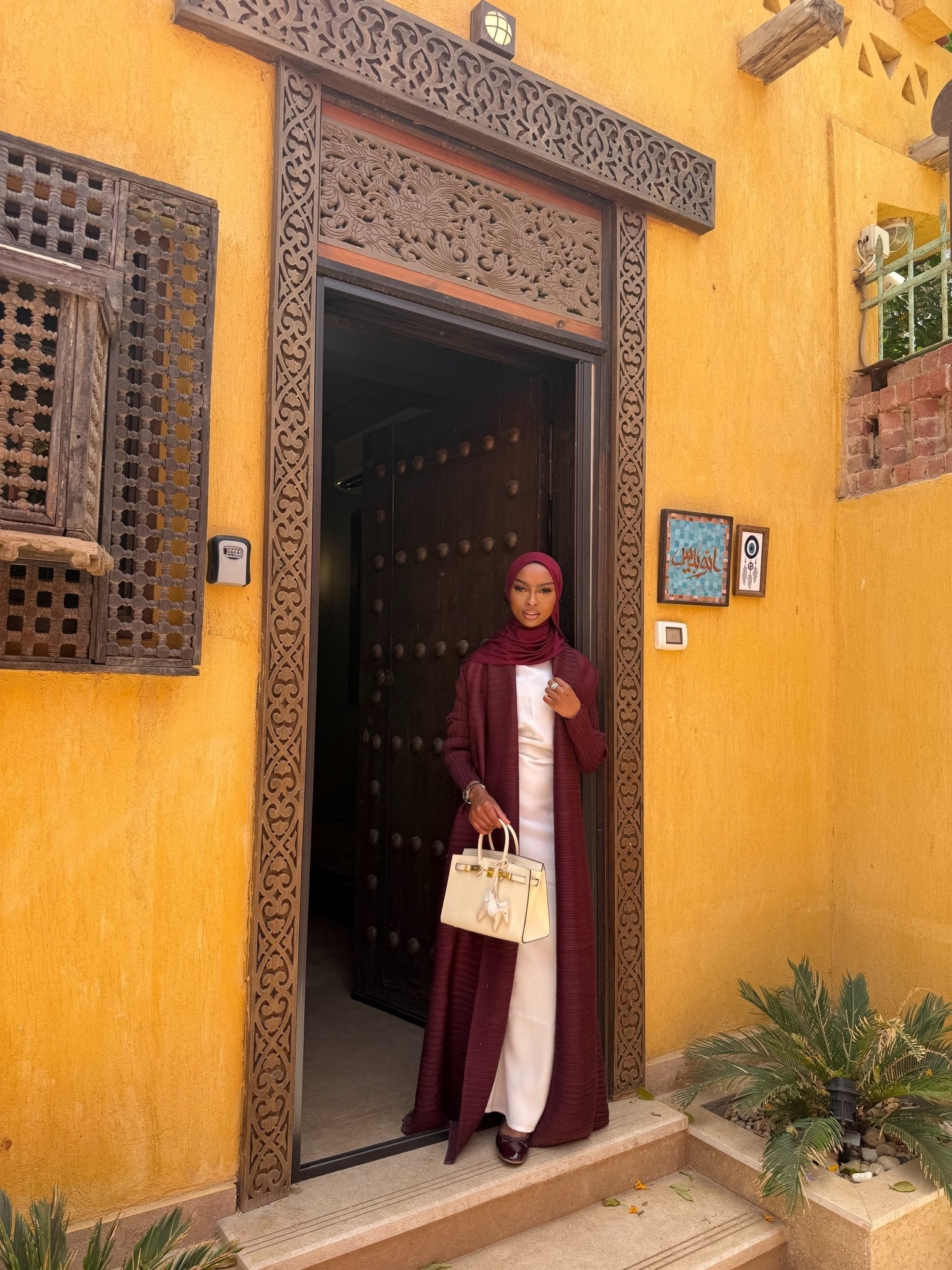 Kimono Alhambra Bordeaux Velouté