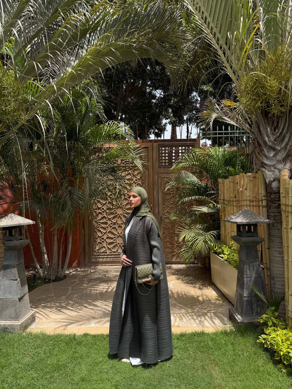 Kimono Alhambra Vert Kaki