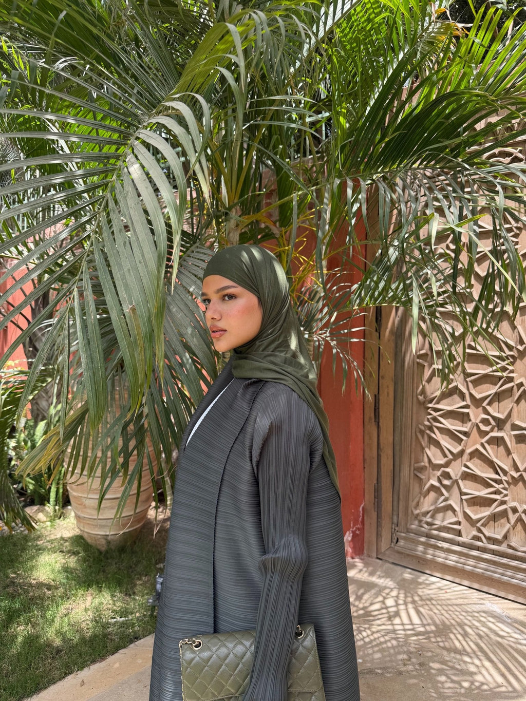 Kimono Alhambra Vert Kaki