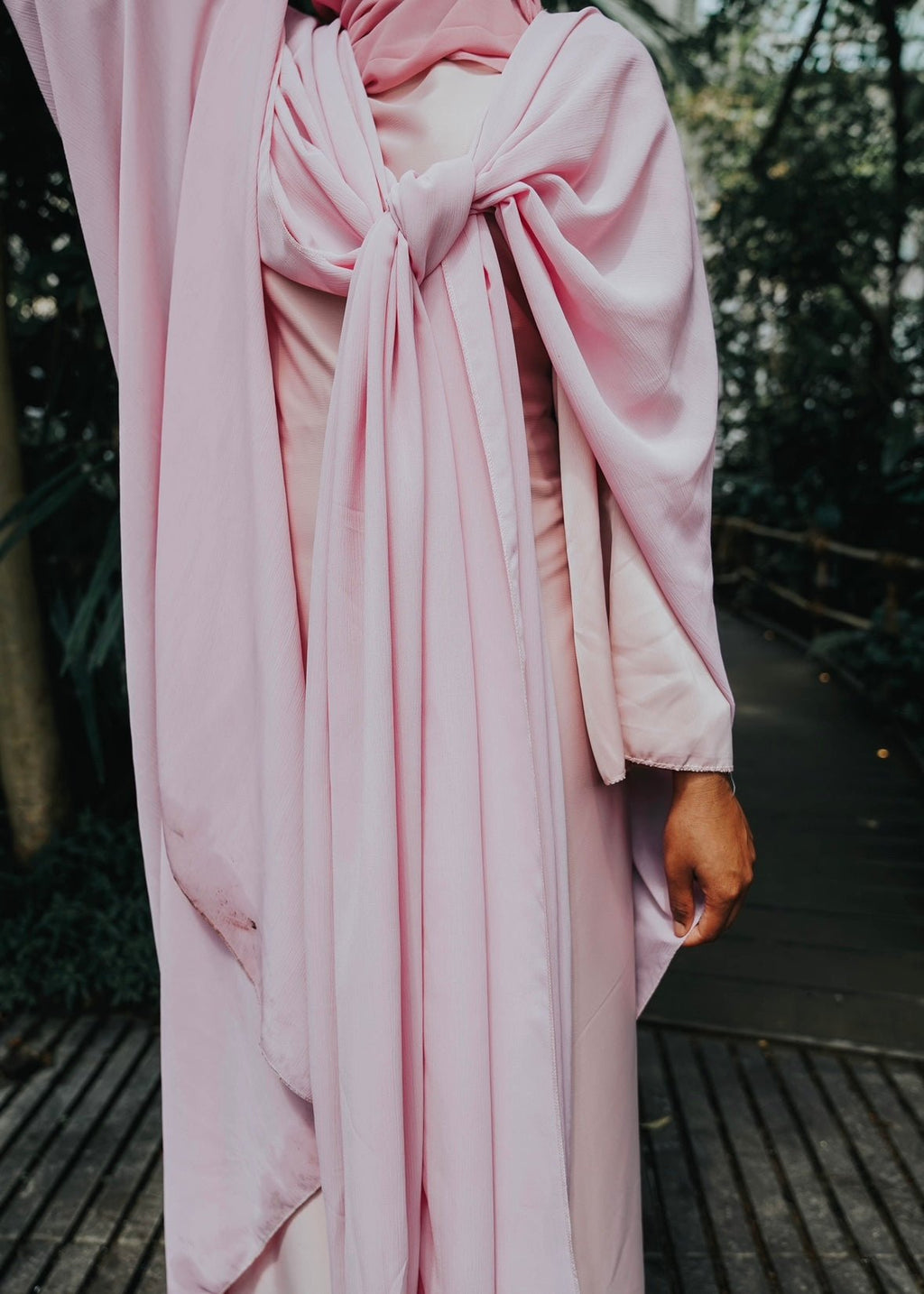 Kimono en Crêpe Phillipine Rose