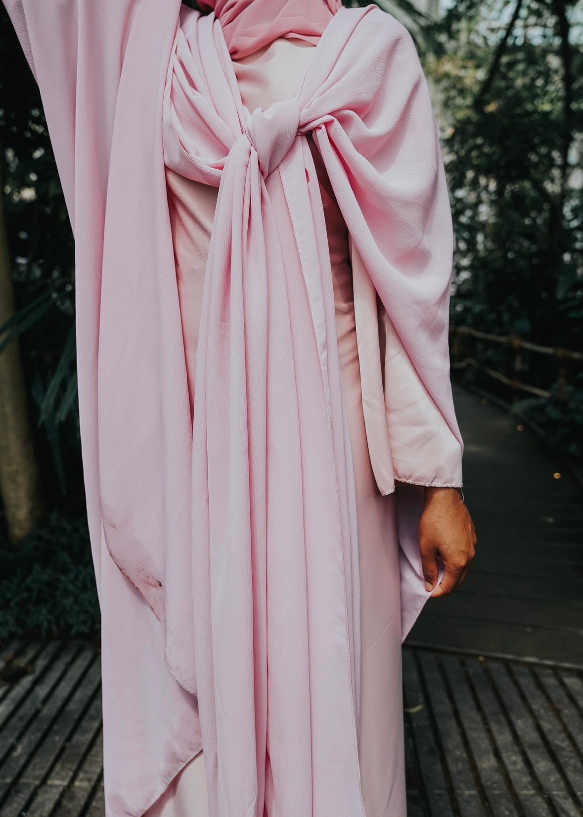 Kimono en Crêpe Phillipine Rose