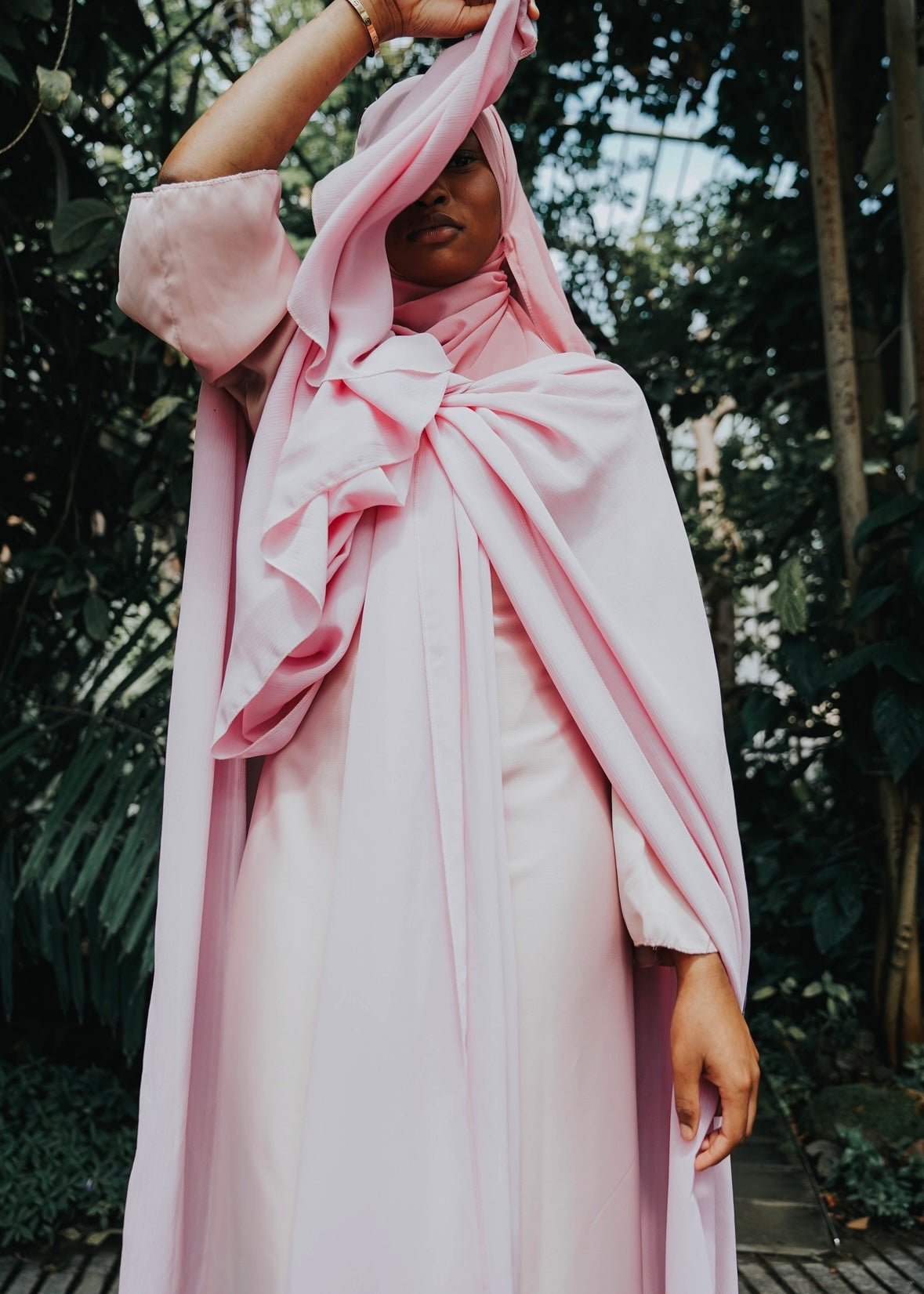 Kimono en Crêpe Phillipine Rose