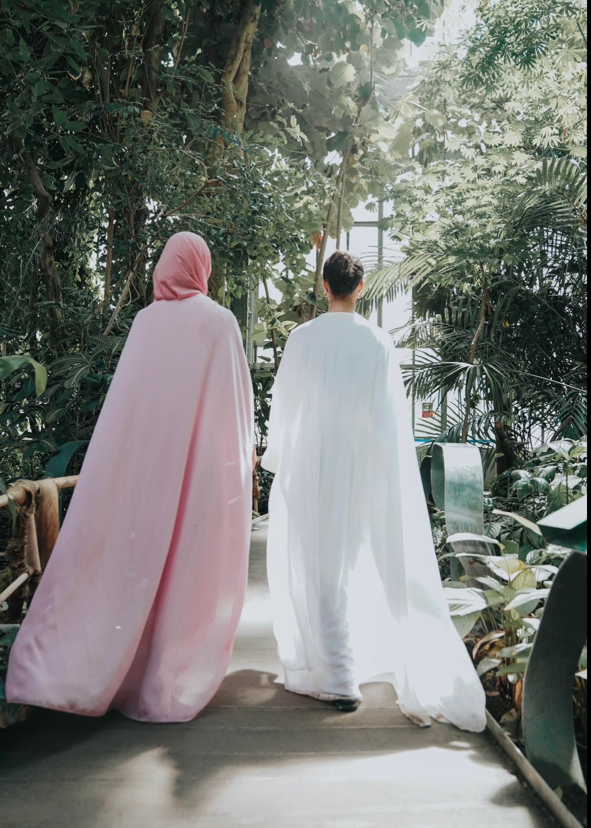 Kimono en Crêpe Phillipine Rose
