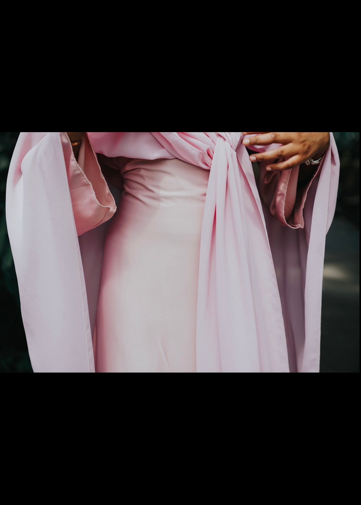 Kimono en Crêpe Phillipine Rose