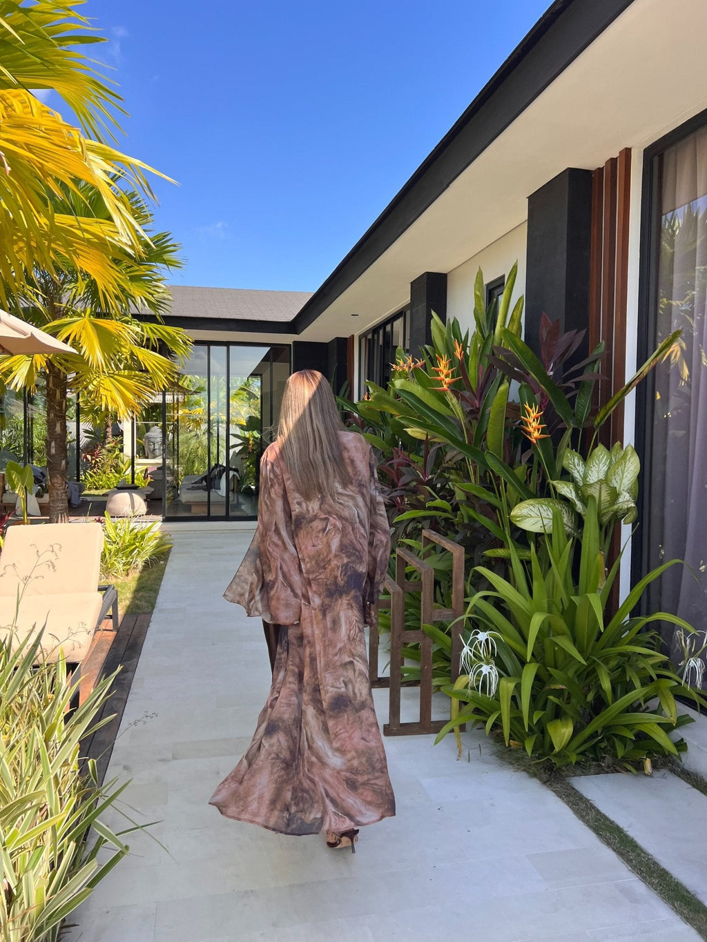 Kimono Noor - Marron
