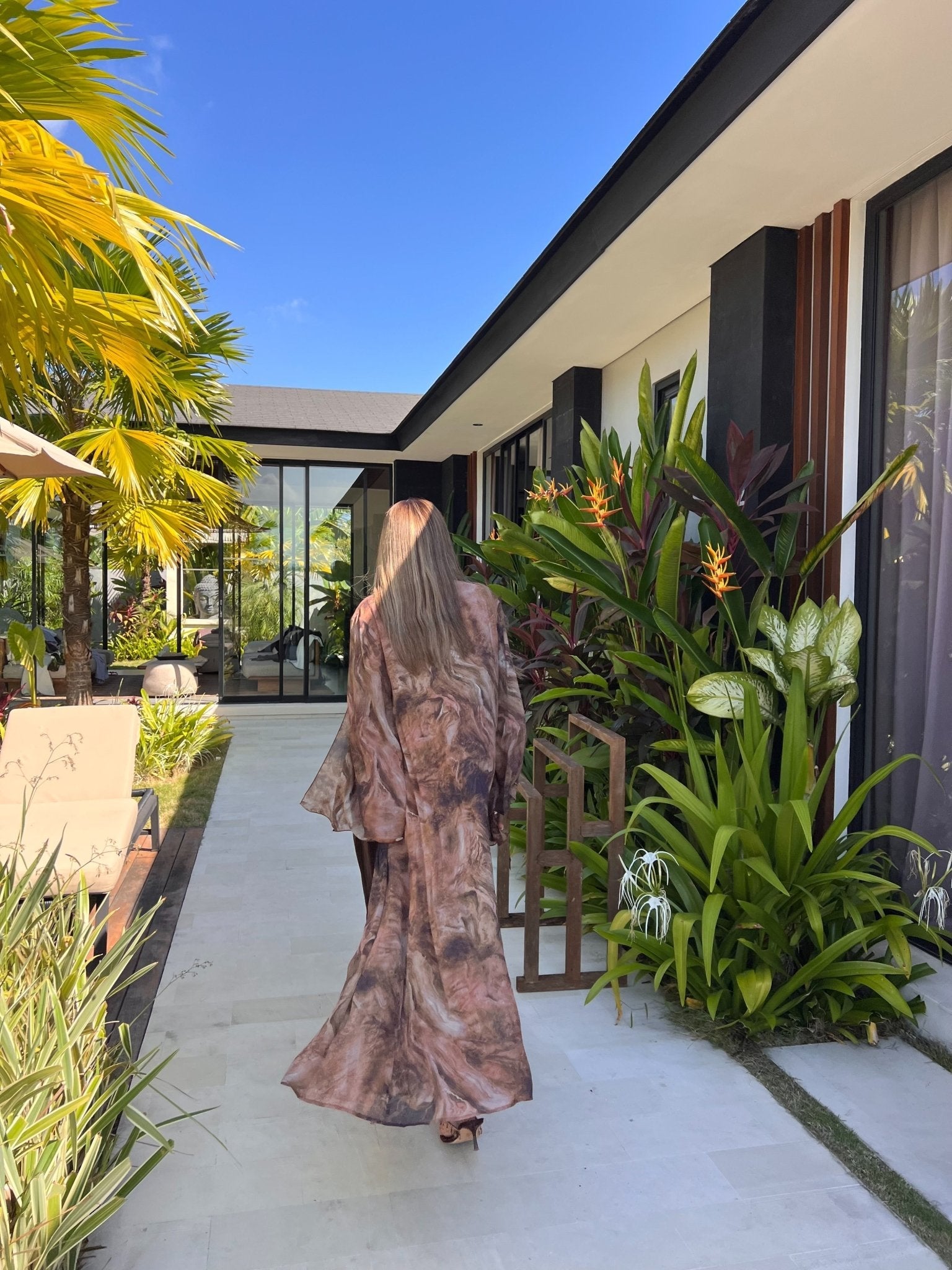 Kimono Noor - Marron