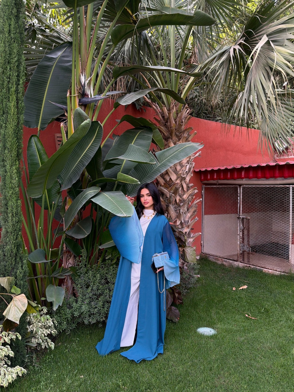 Kimono Yasmine Bleu roi