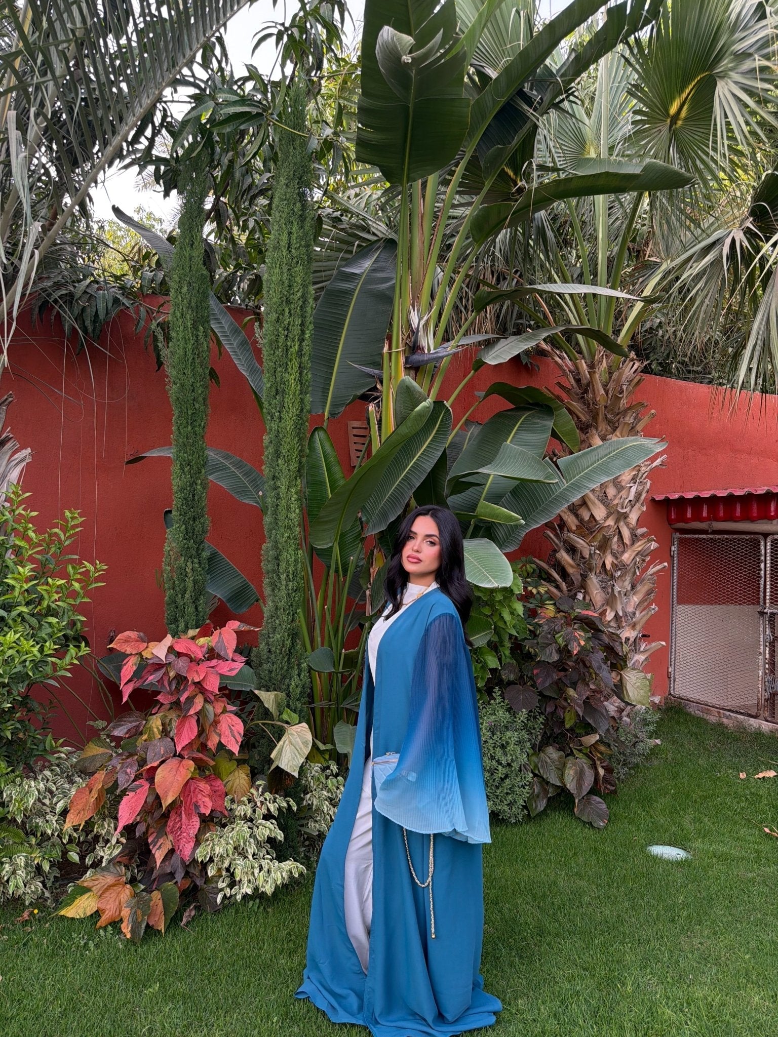 Kimono Yasmine Bleu roi