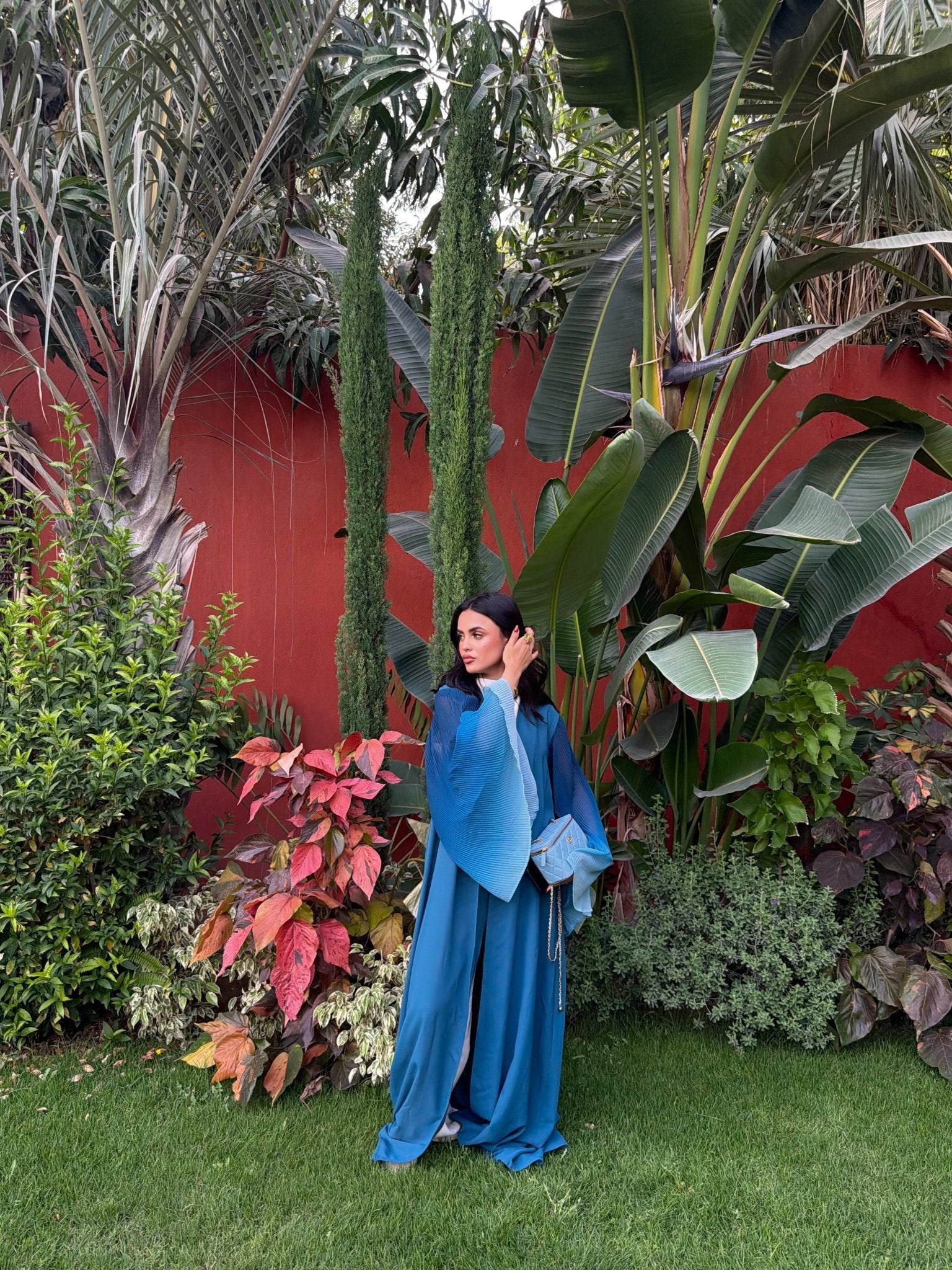 Kimono Yasmine Bleu roi