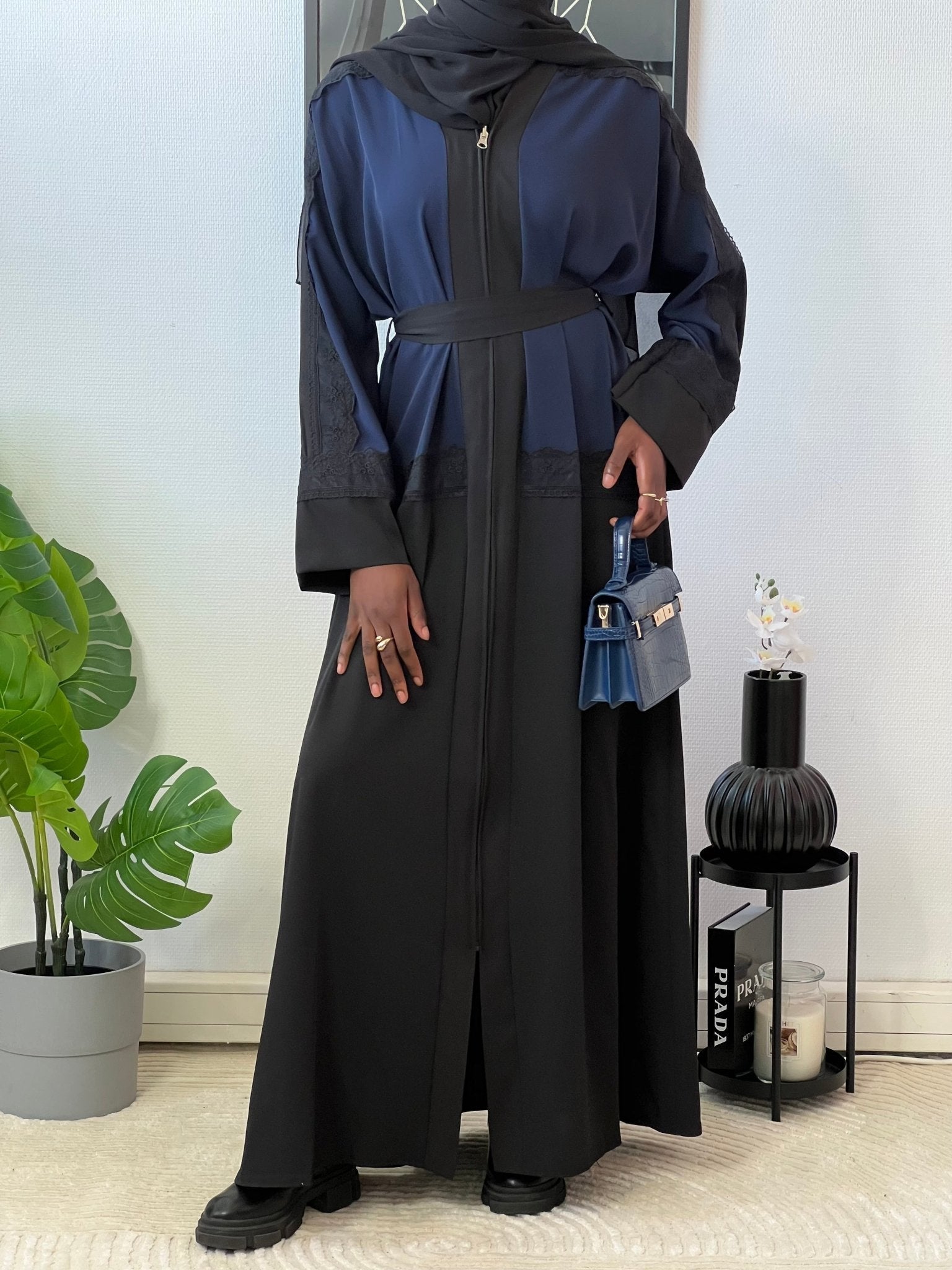 Kimono Zahira Bleu Marine