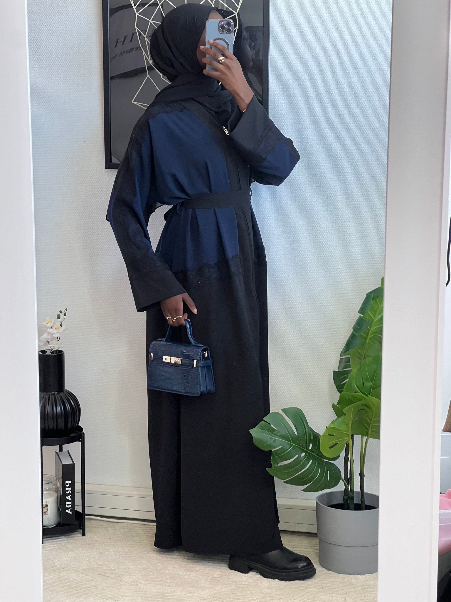 Kimono Zahira Bleu Marine