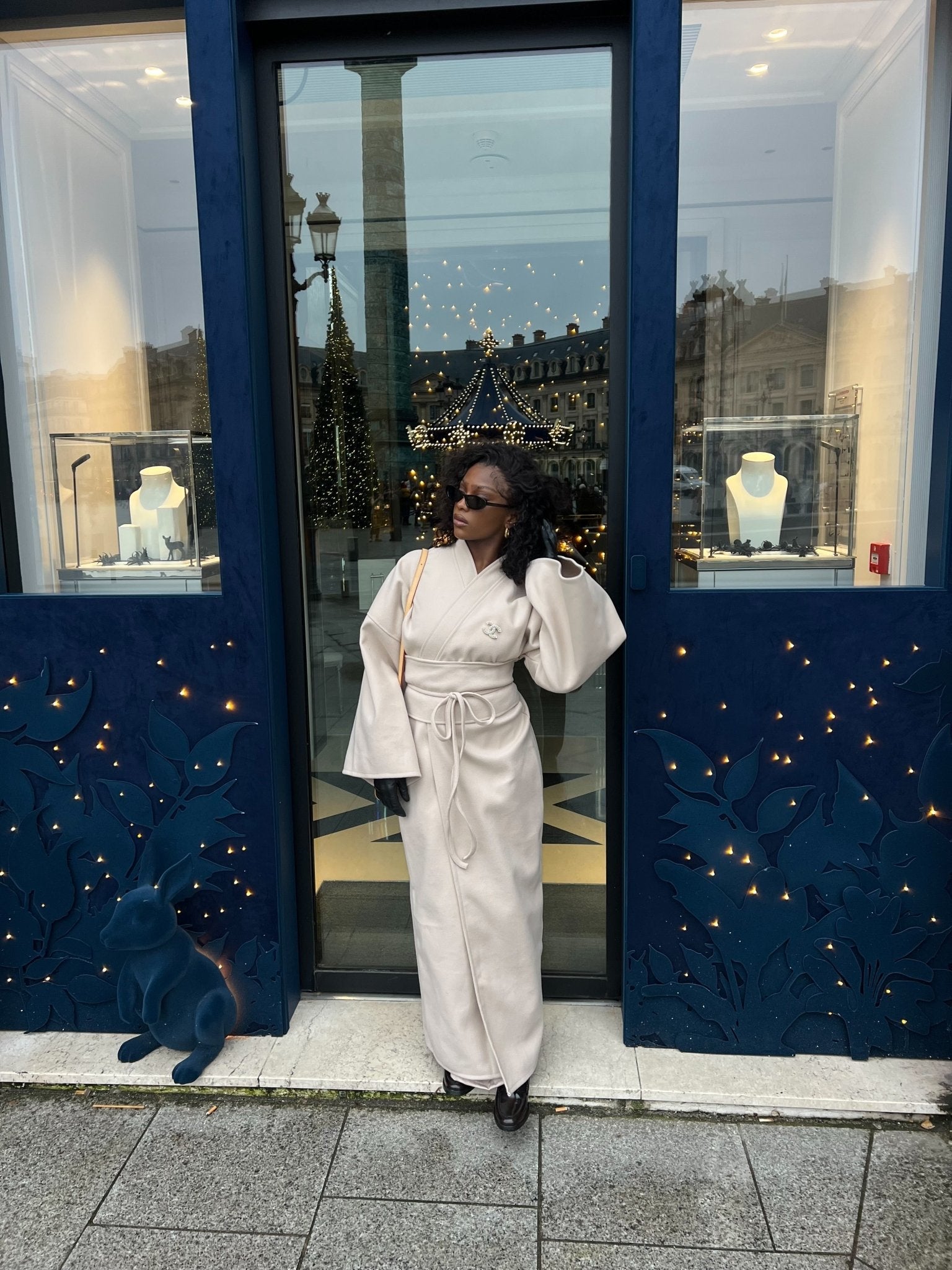 Manteau Aïko Beige )