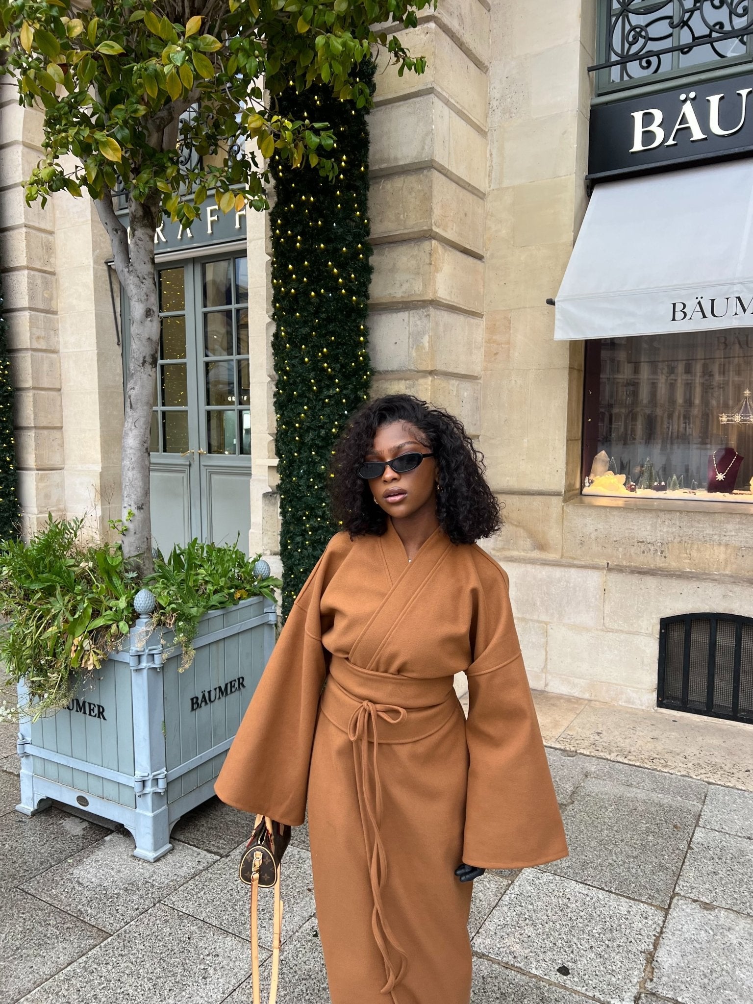 Manteau Aïko Marron Camel