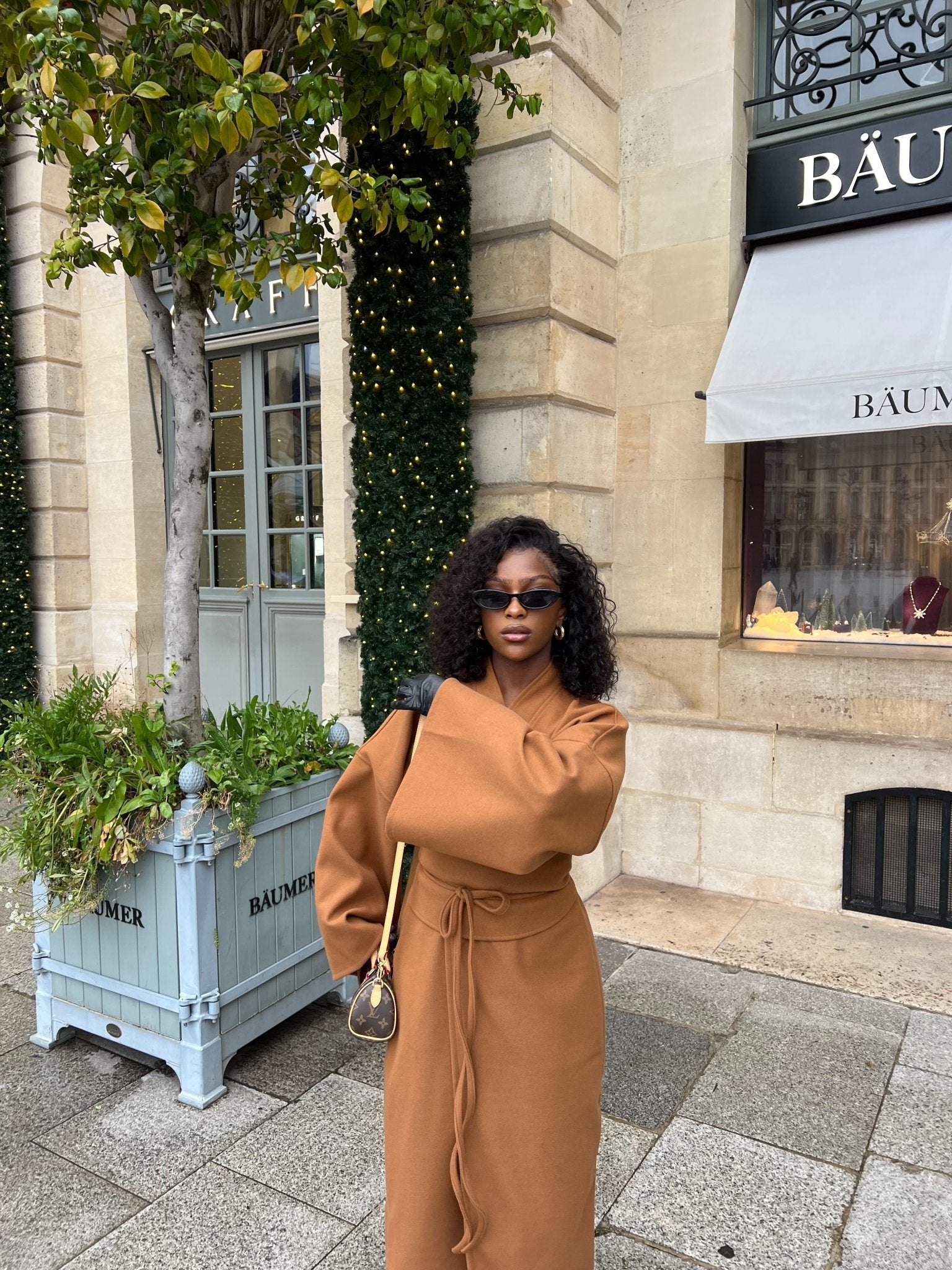 Manteau Aïko Marron Camel