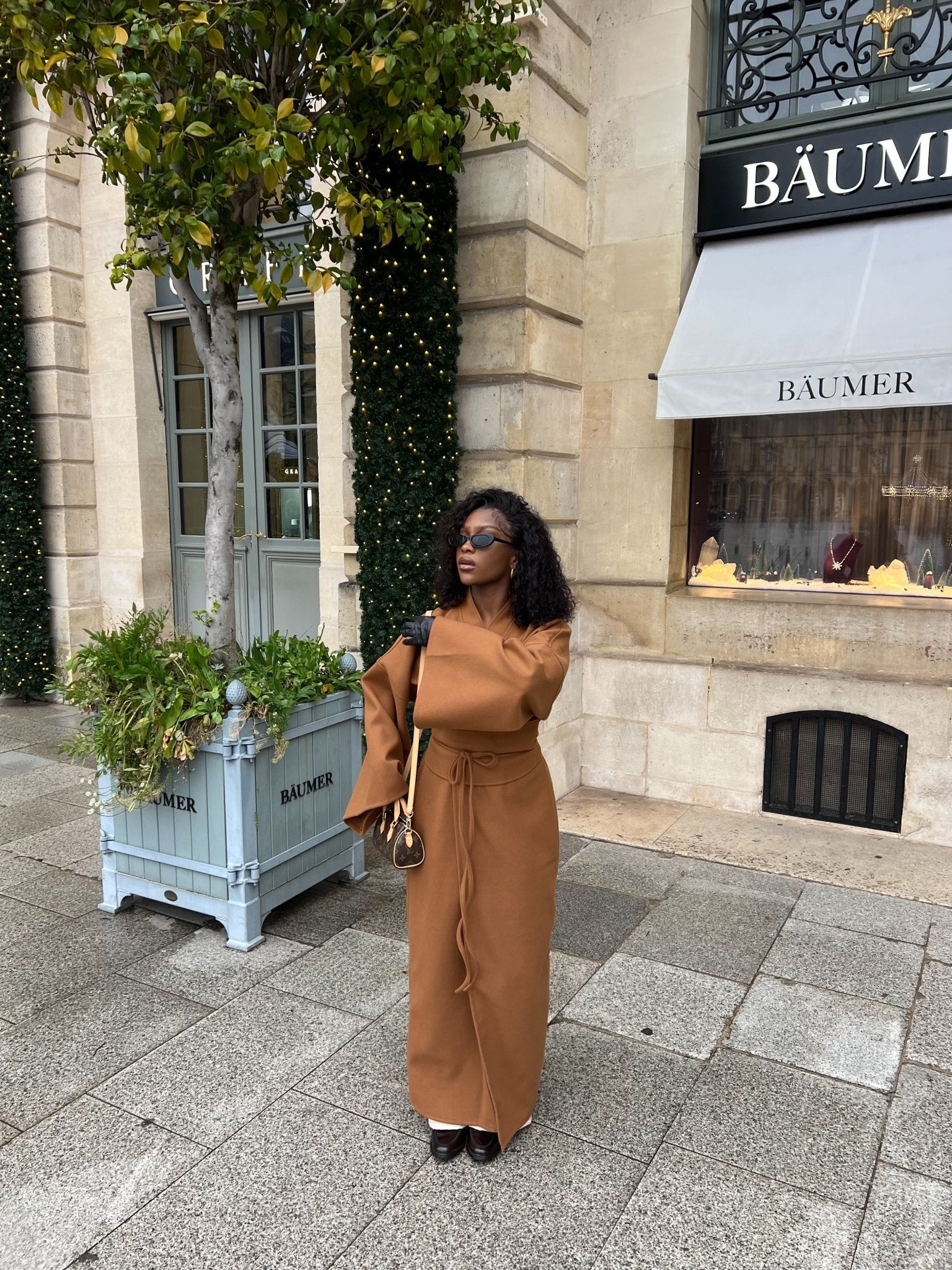 Manteau Aïko Marron Camel
