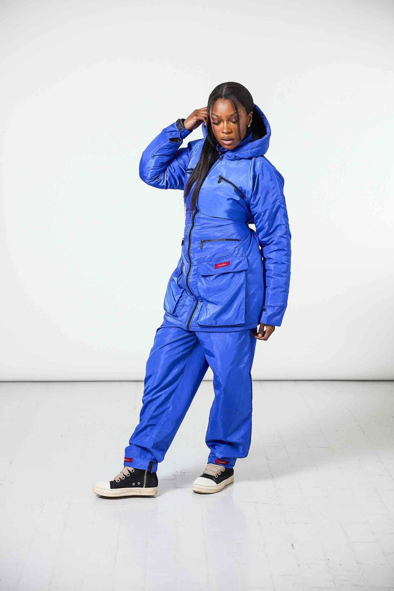 Manteau Snow + Pantalon Offert Bleu Roi
