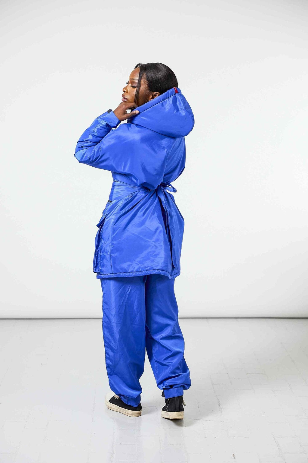 Manteau Snow + Pantalon Offert Bleu Roi