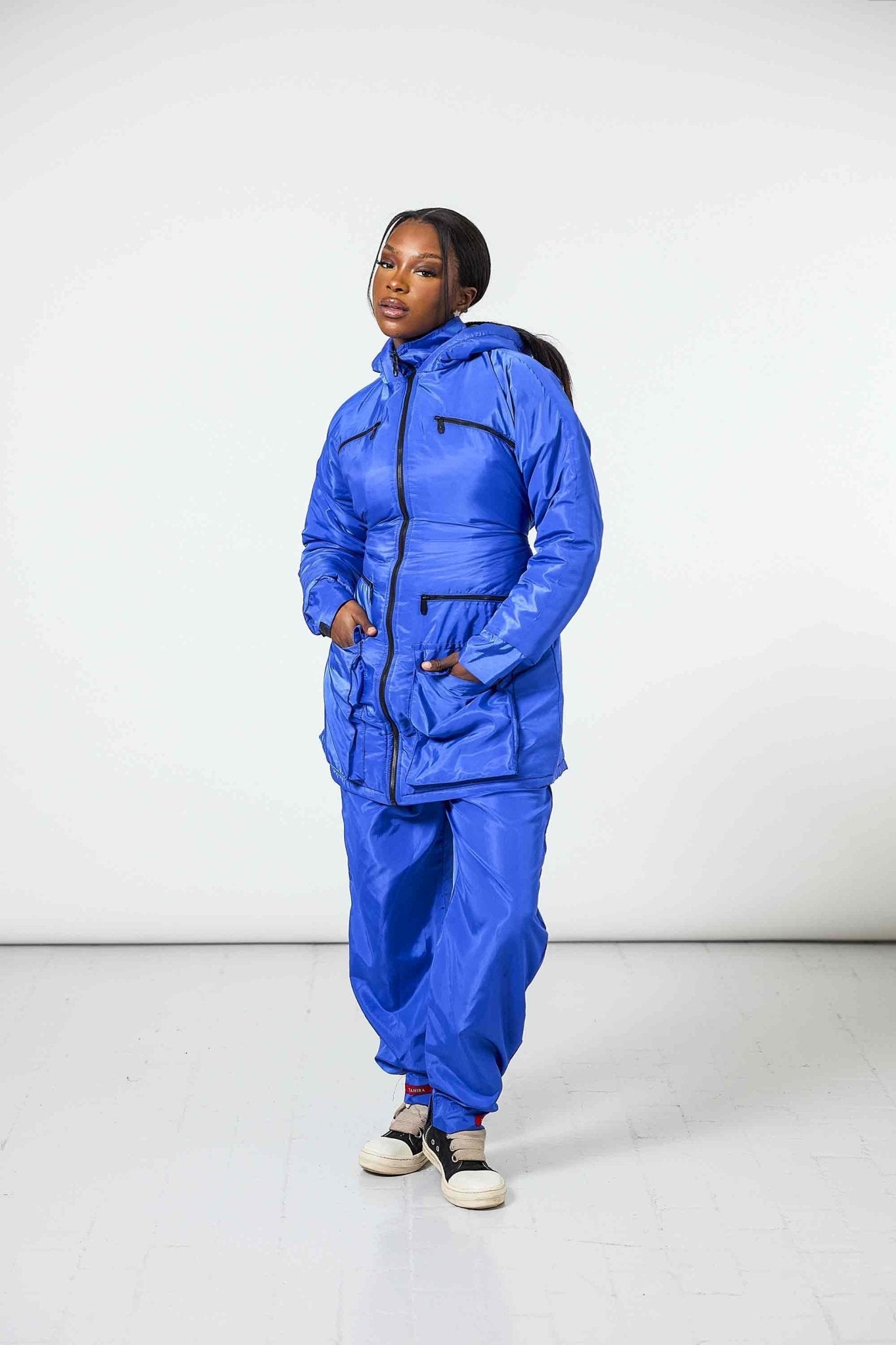 Manteau Snow + Pantalon Offert Bleu Roi