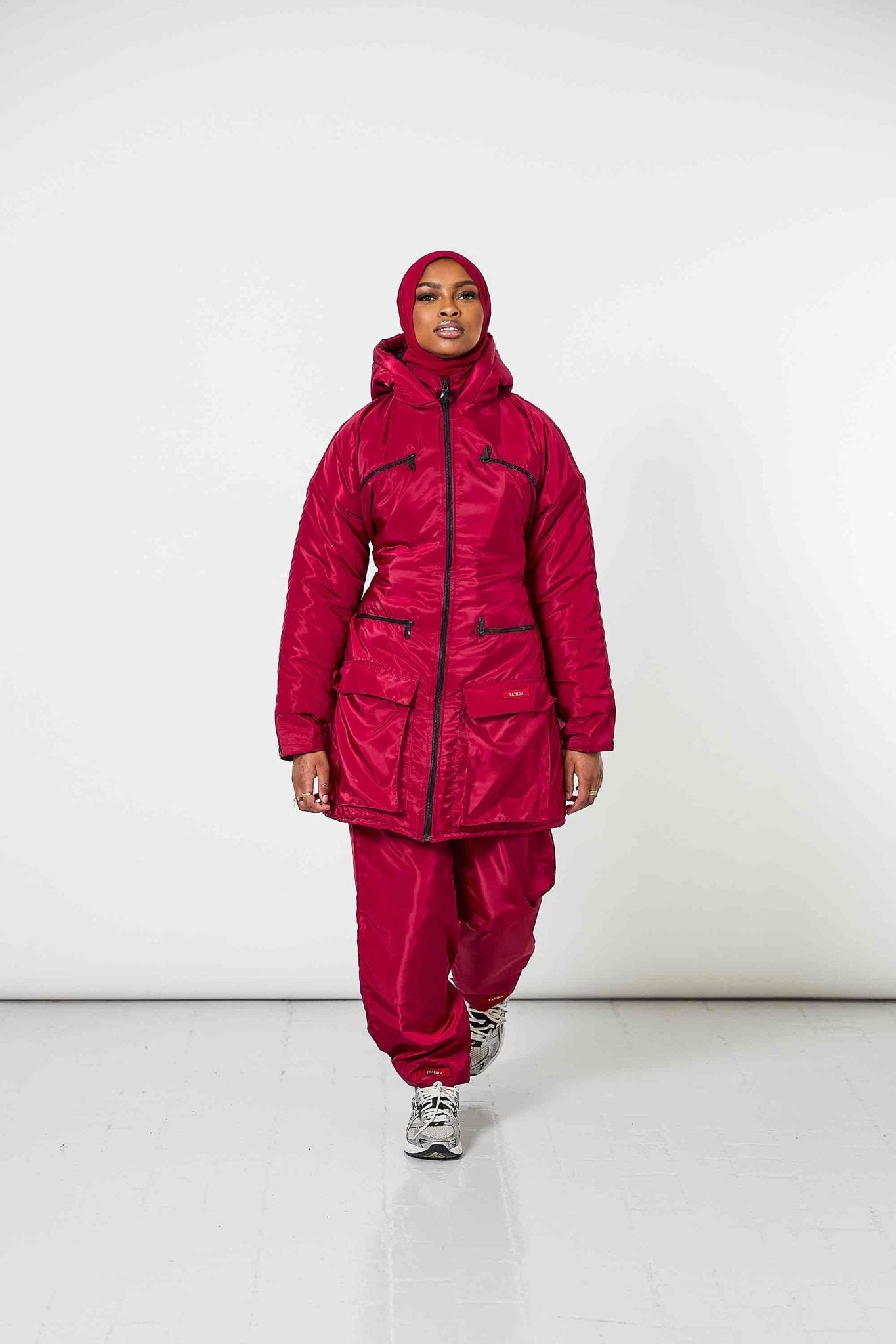 Manteau Snow + Pantalon Offert Rouge