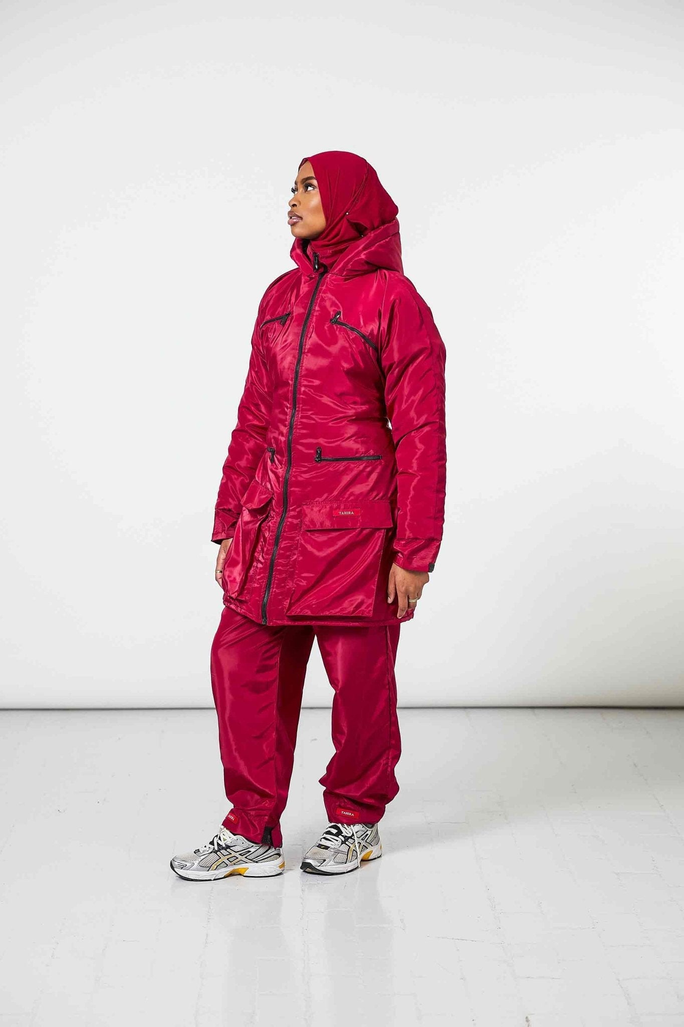 Manteau Snow + Pantalon Offert Rouge