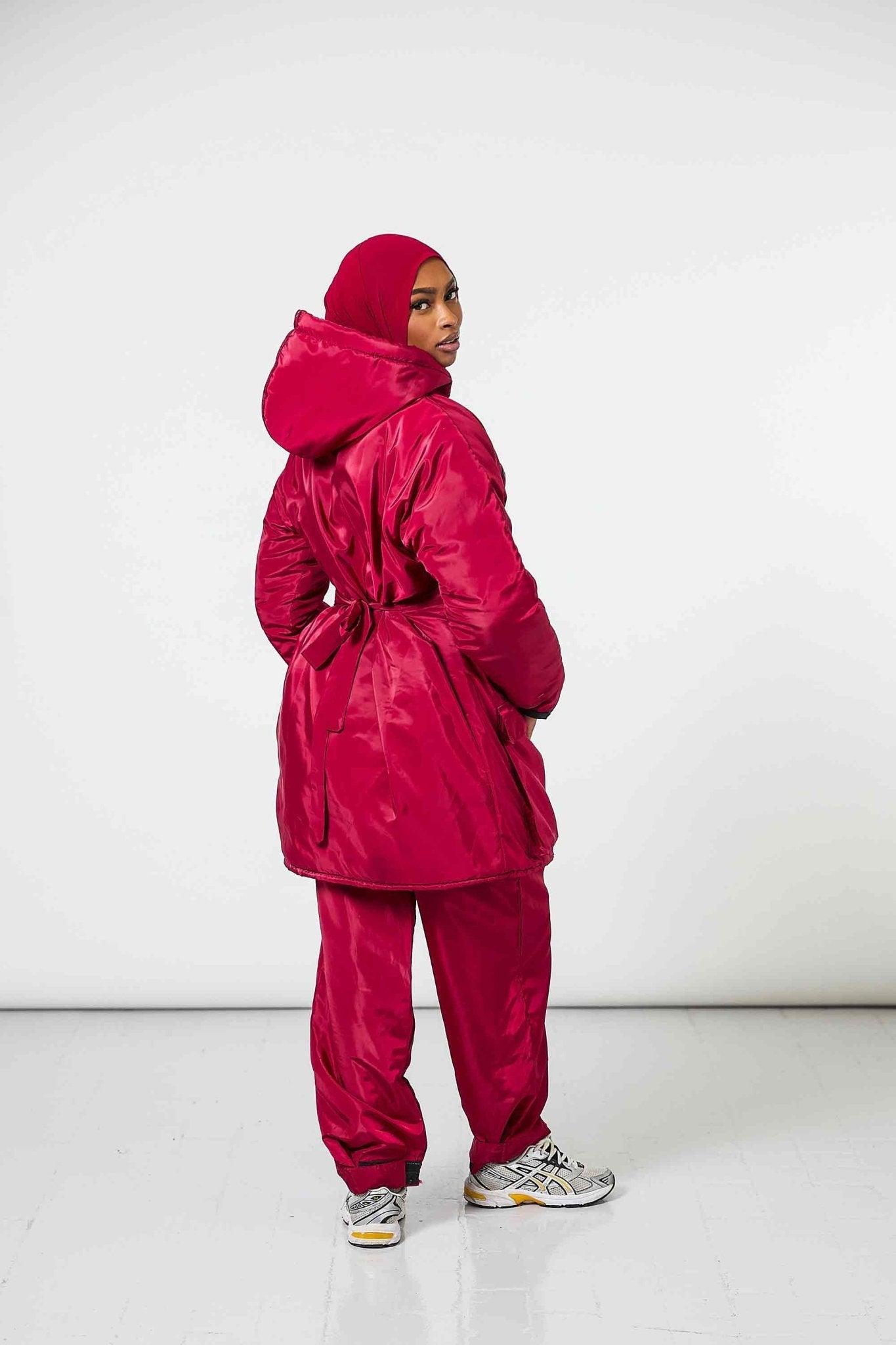 Manteau Snow + Pantalon Offert Rouge