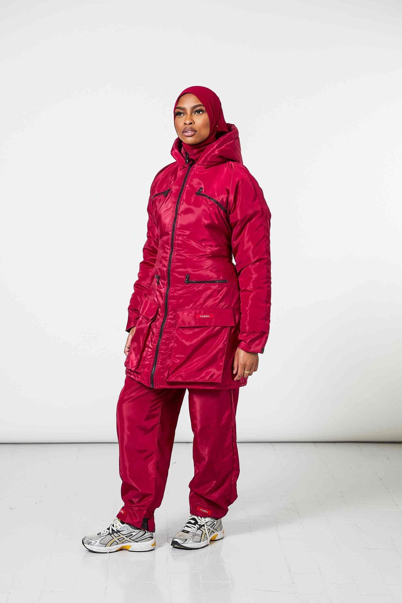 Manteau Snow + Pantalon Offert Rouge