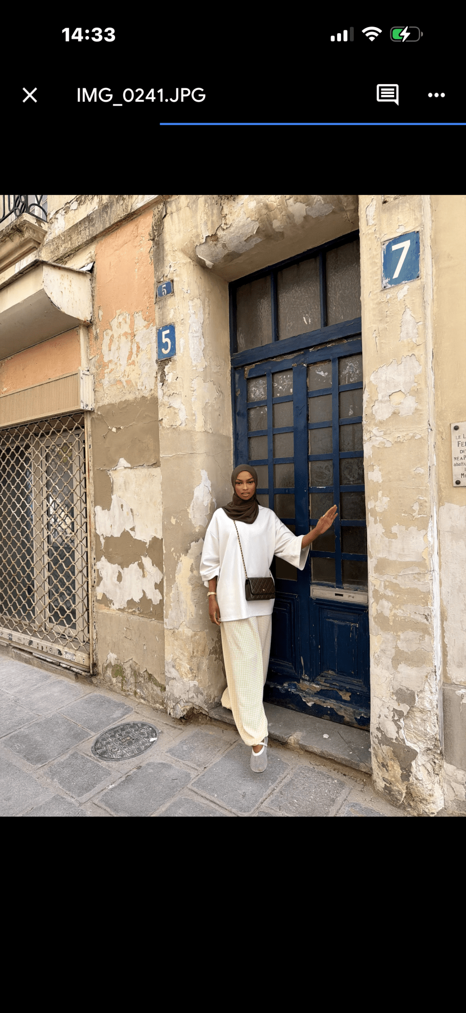 Pantalon Madeleine Jaune-Blanc (Carreaux)