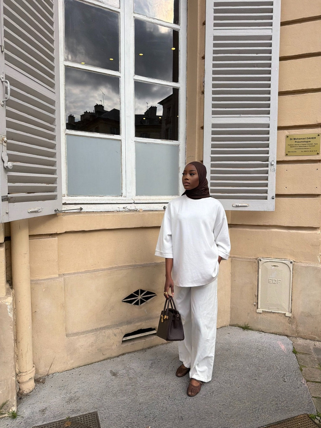 Pantalon Pastel Blanc