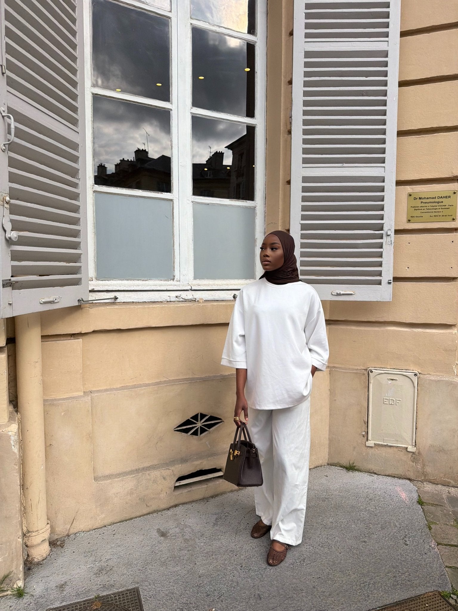 Pantalon Pastel Blanc