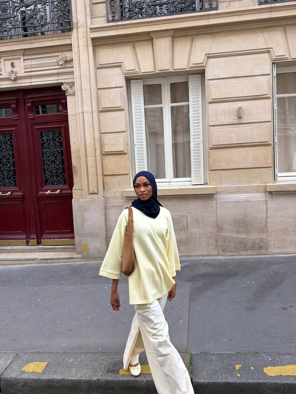 Pantalon Pastel Jaune
