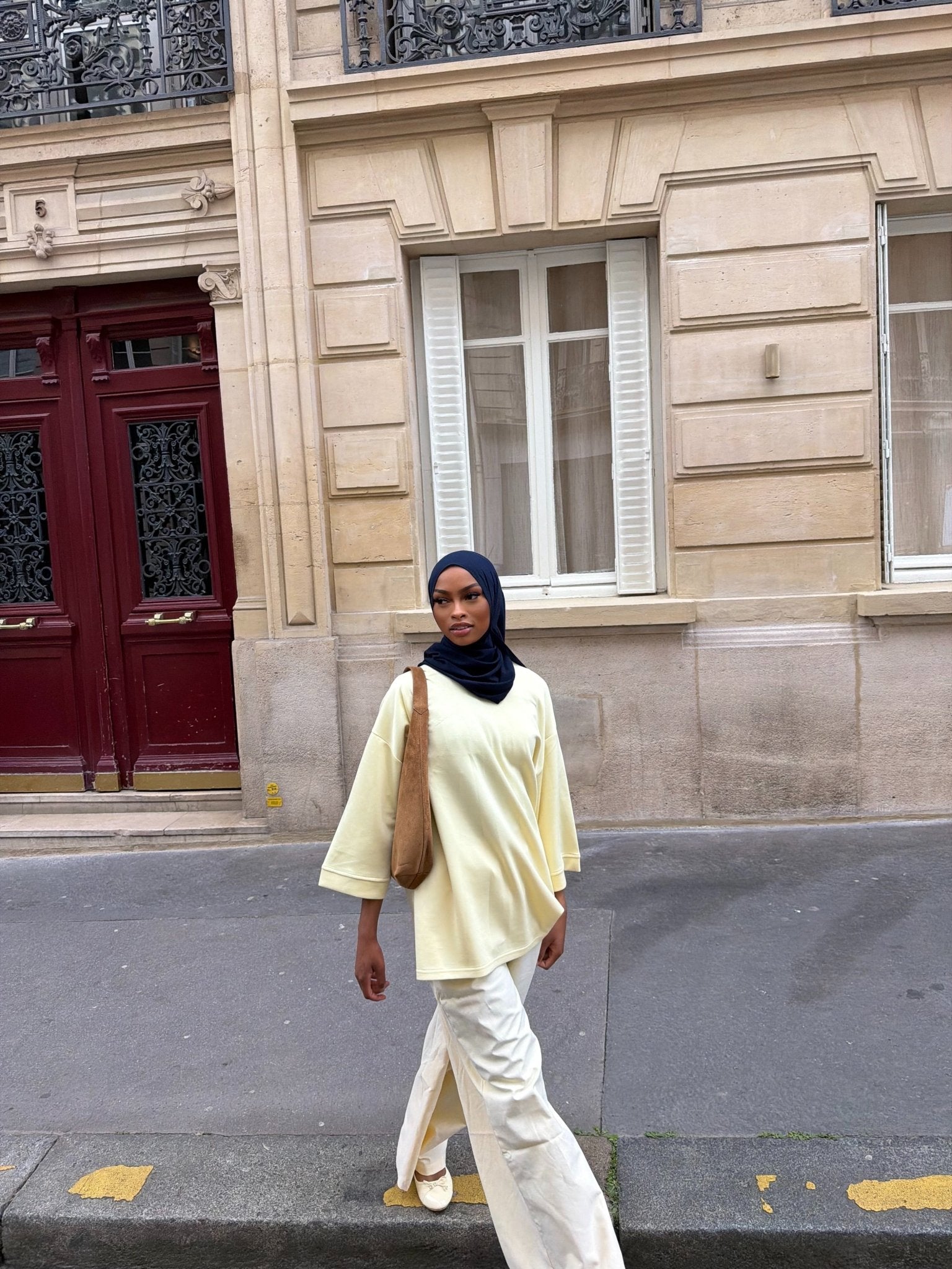 Pantalon Pastel Jaune