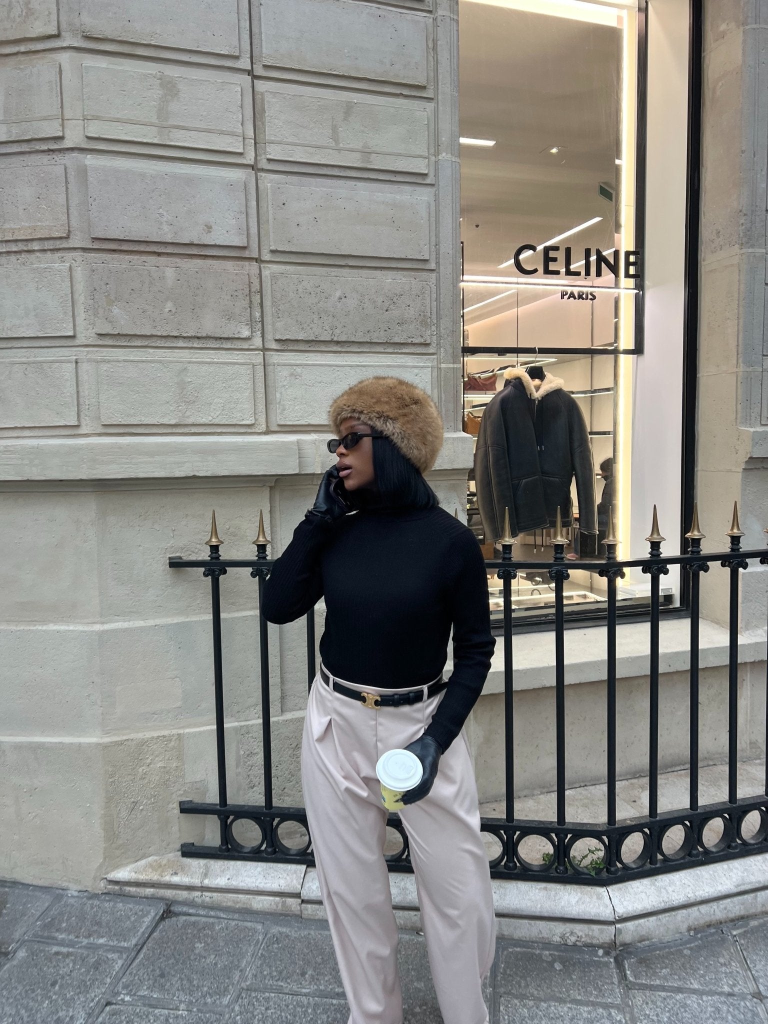 Pantalon Pince Beige