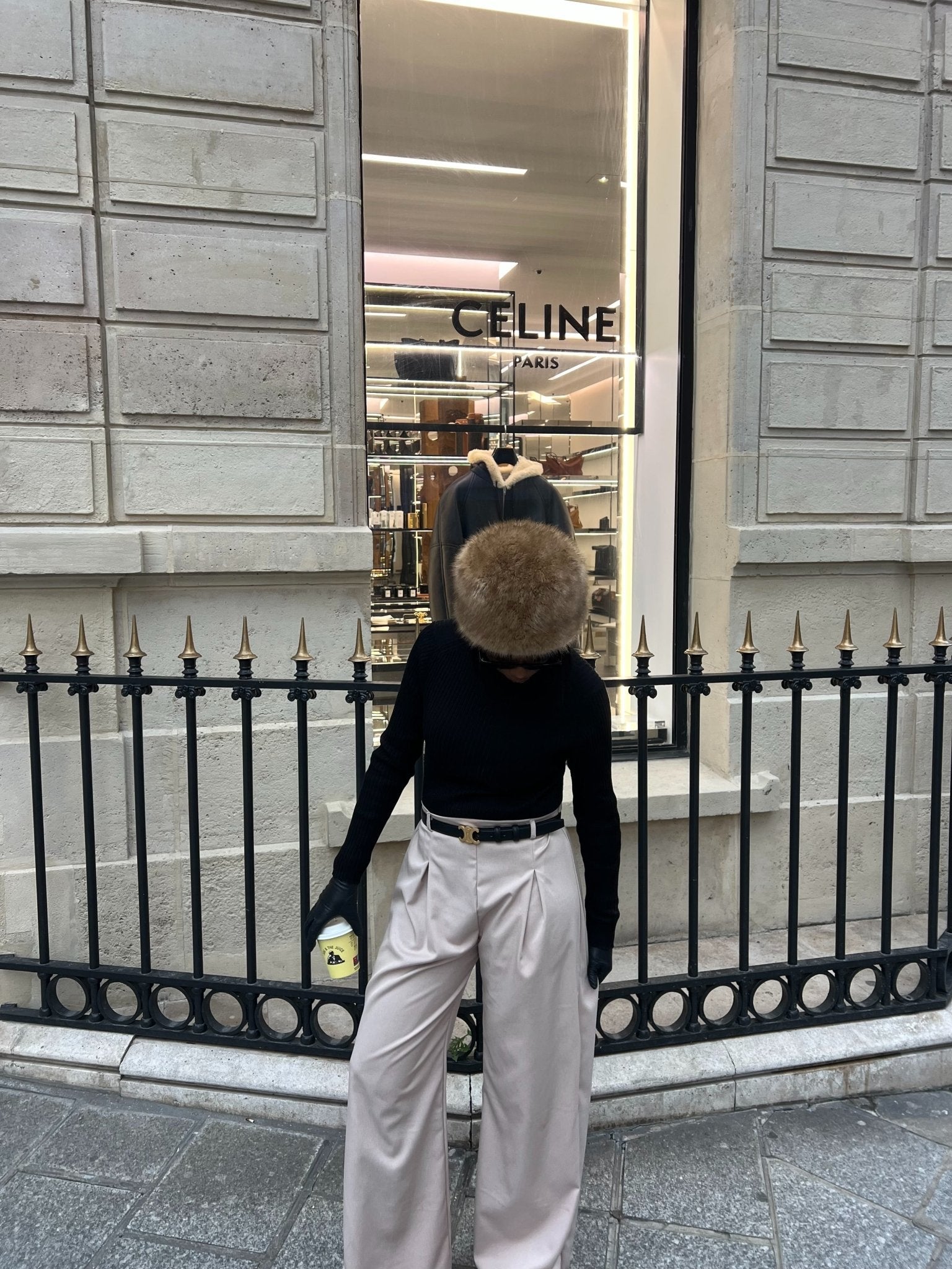 Pantalon Pince Beige