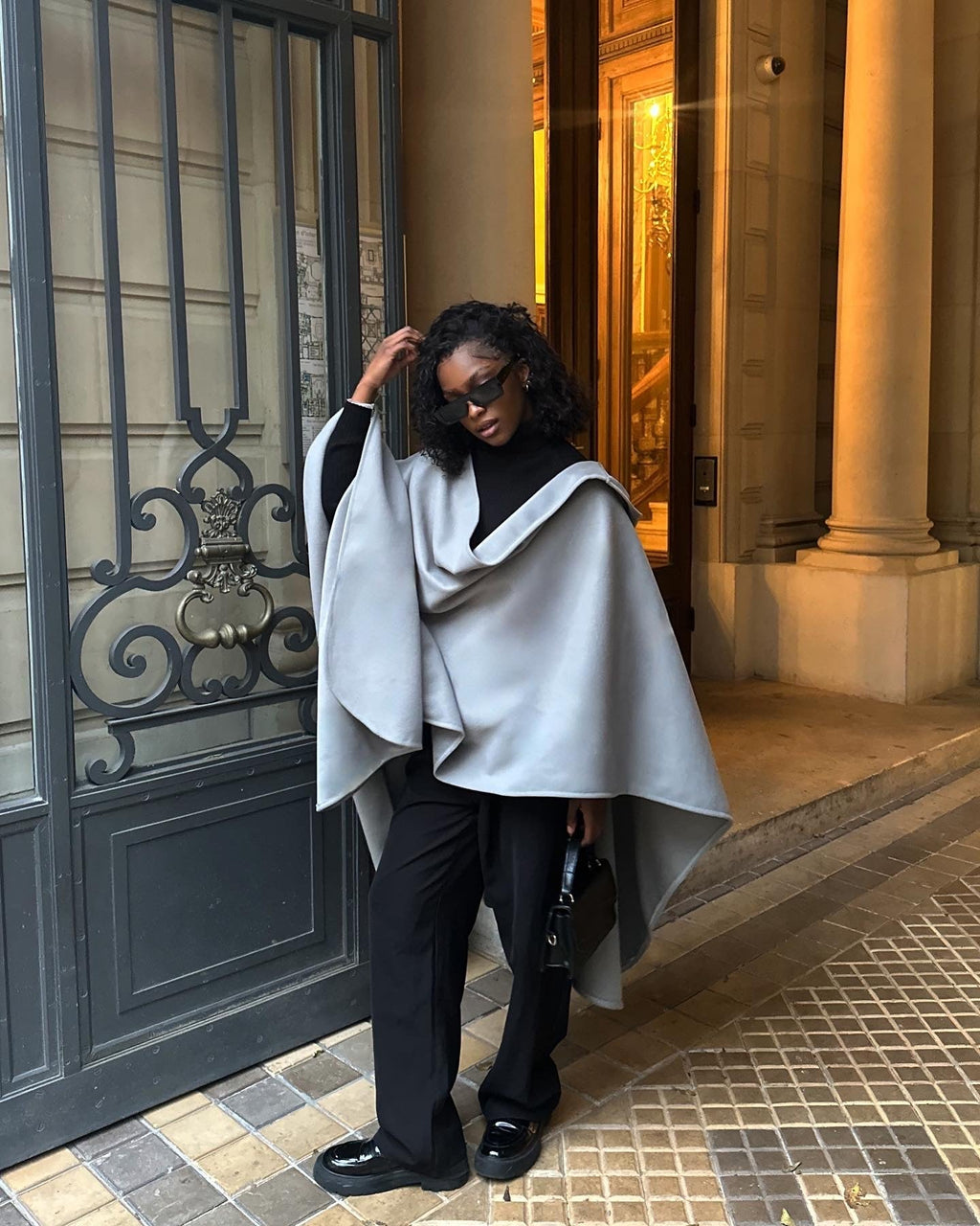 Poncho Nayra Gris