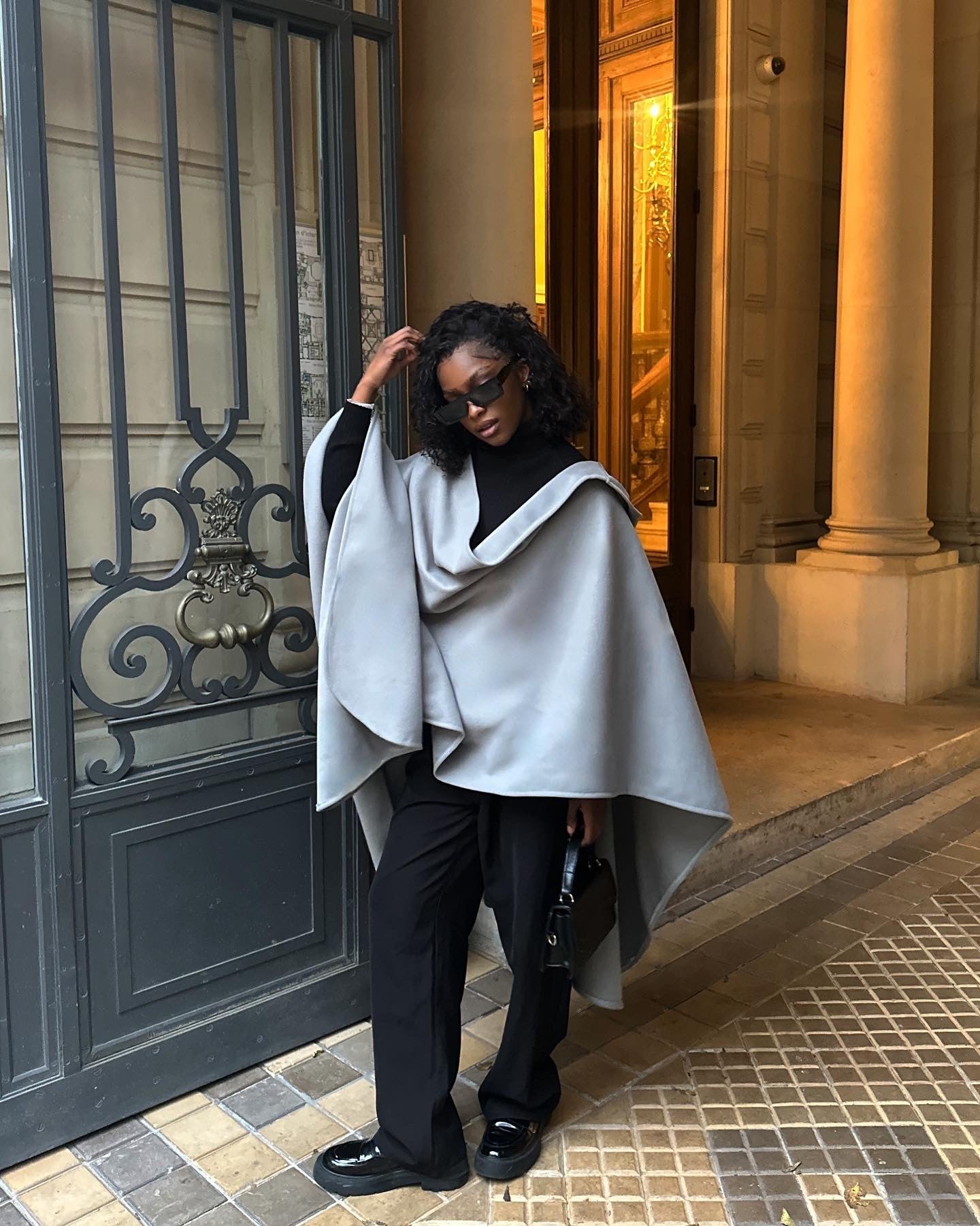 Poncho Nayra Gris