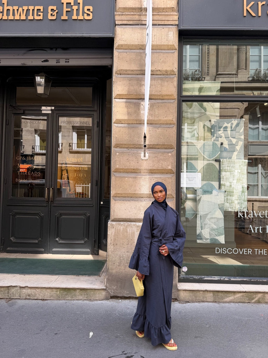 Robe Alya - Bleu nuit