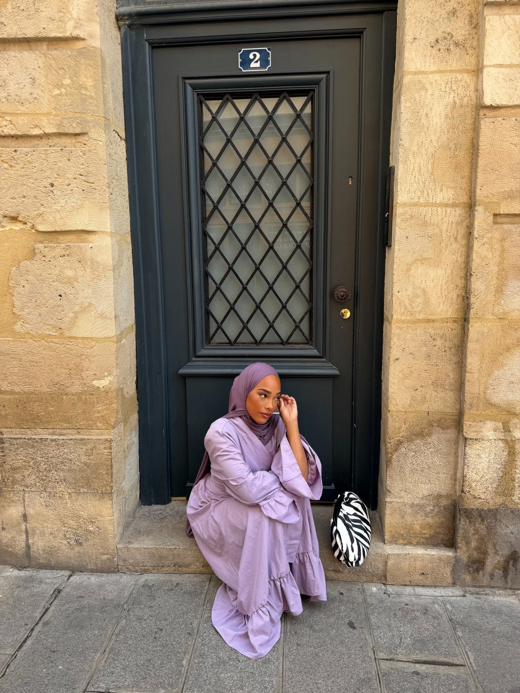 Robe Alya - Violet lilas